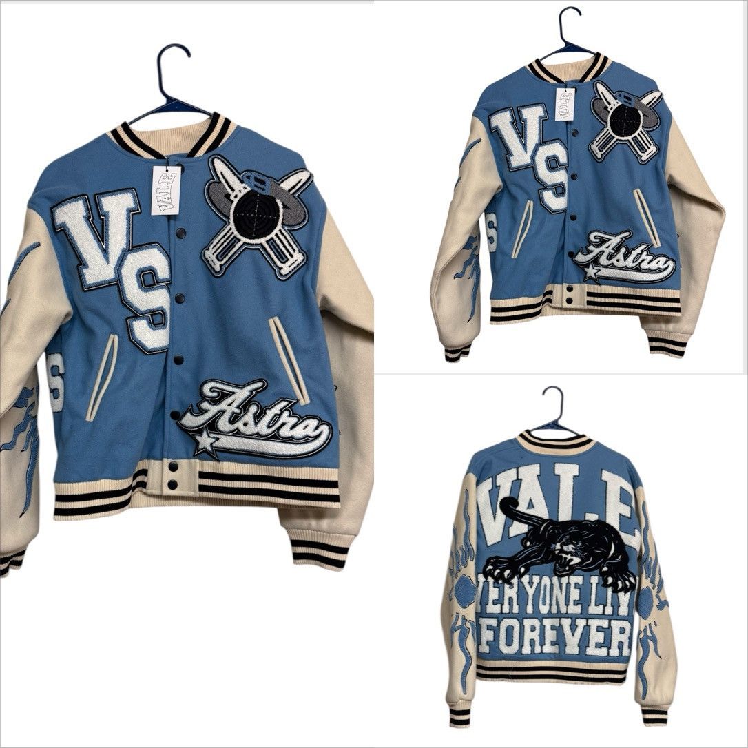 Vale Vale forever Small ( Fit Like Medium ) Varsity Jacket Size US S / EU 44-46 / 1 - 1 Thumbnail