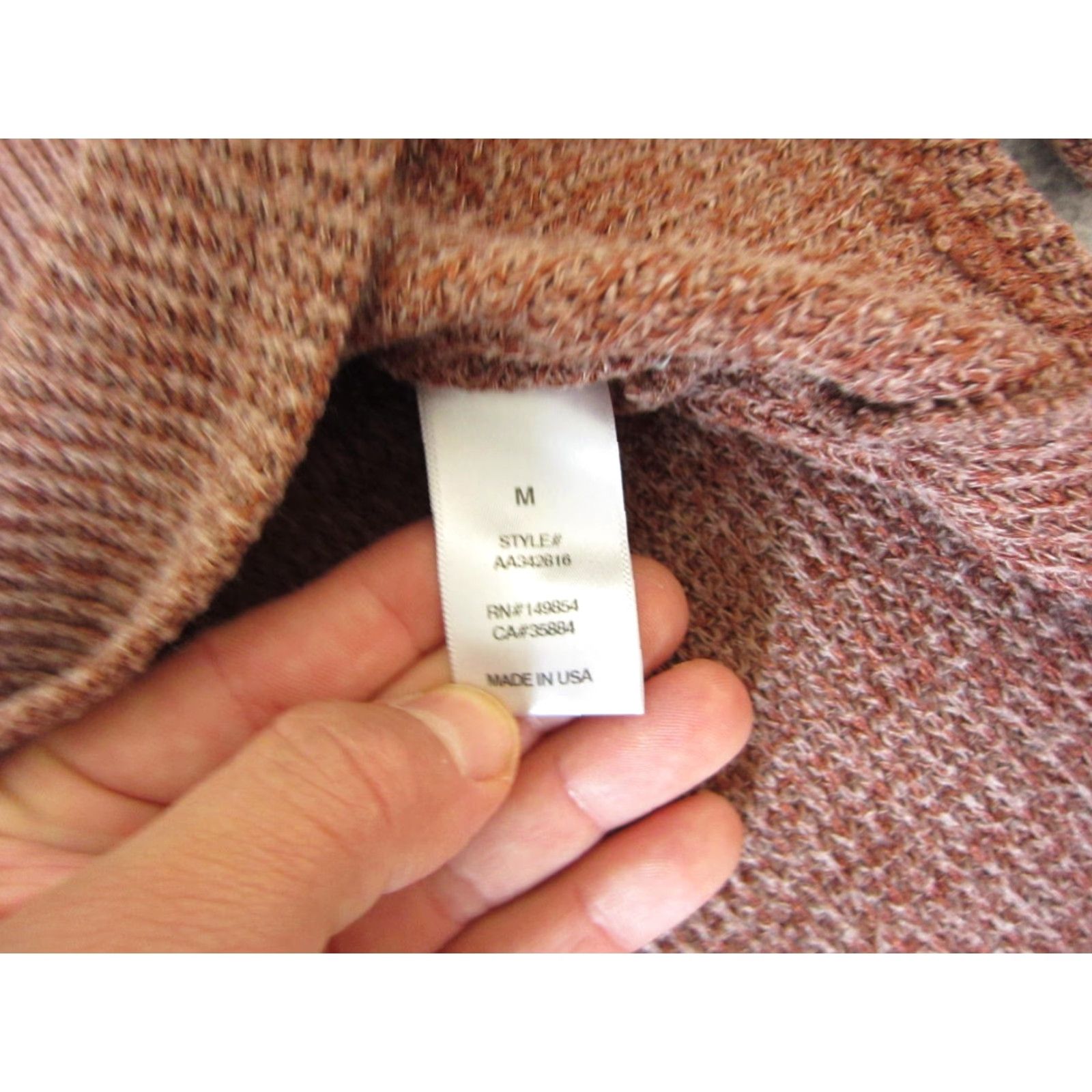 Vintage Sadie & Sage Sweater Womens Medium Brown Knit Boat Neck Pullover Casual 80s 90s USA Mens Womens Girls Size M / US 6-8 / IT 42-44 - 4 Thumbnail