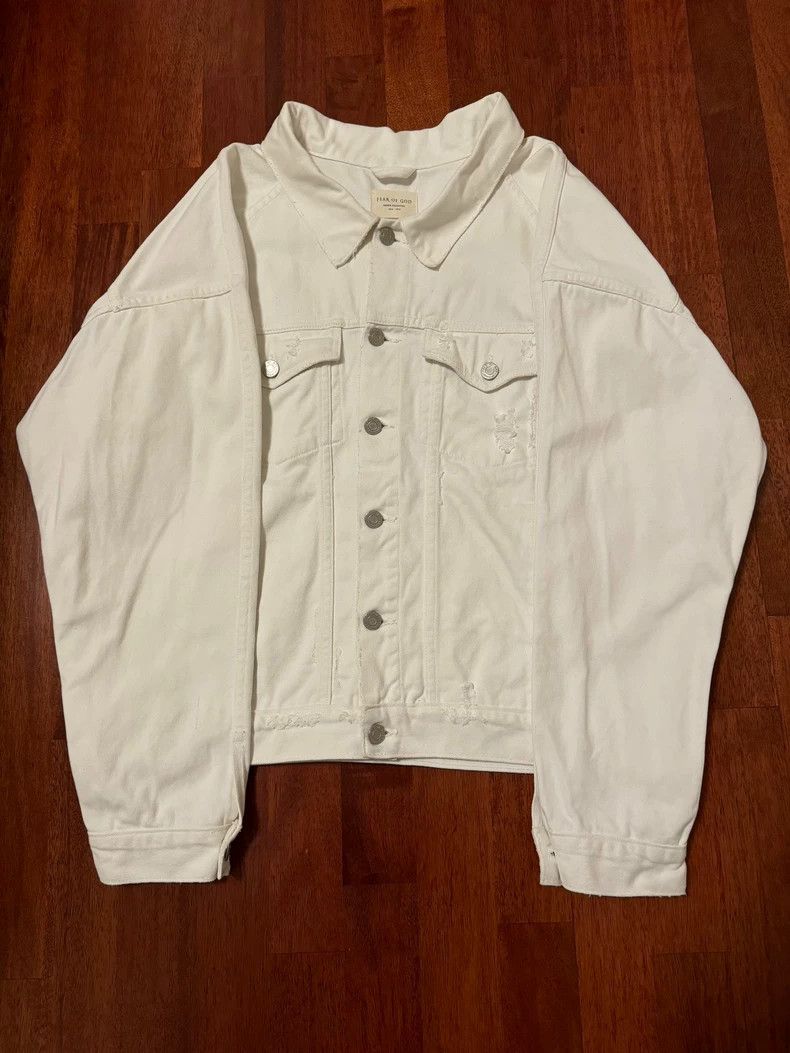 Fear of God Limited edition white bull jacket