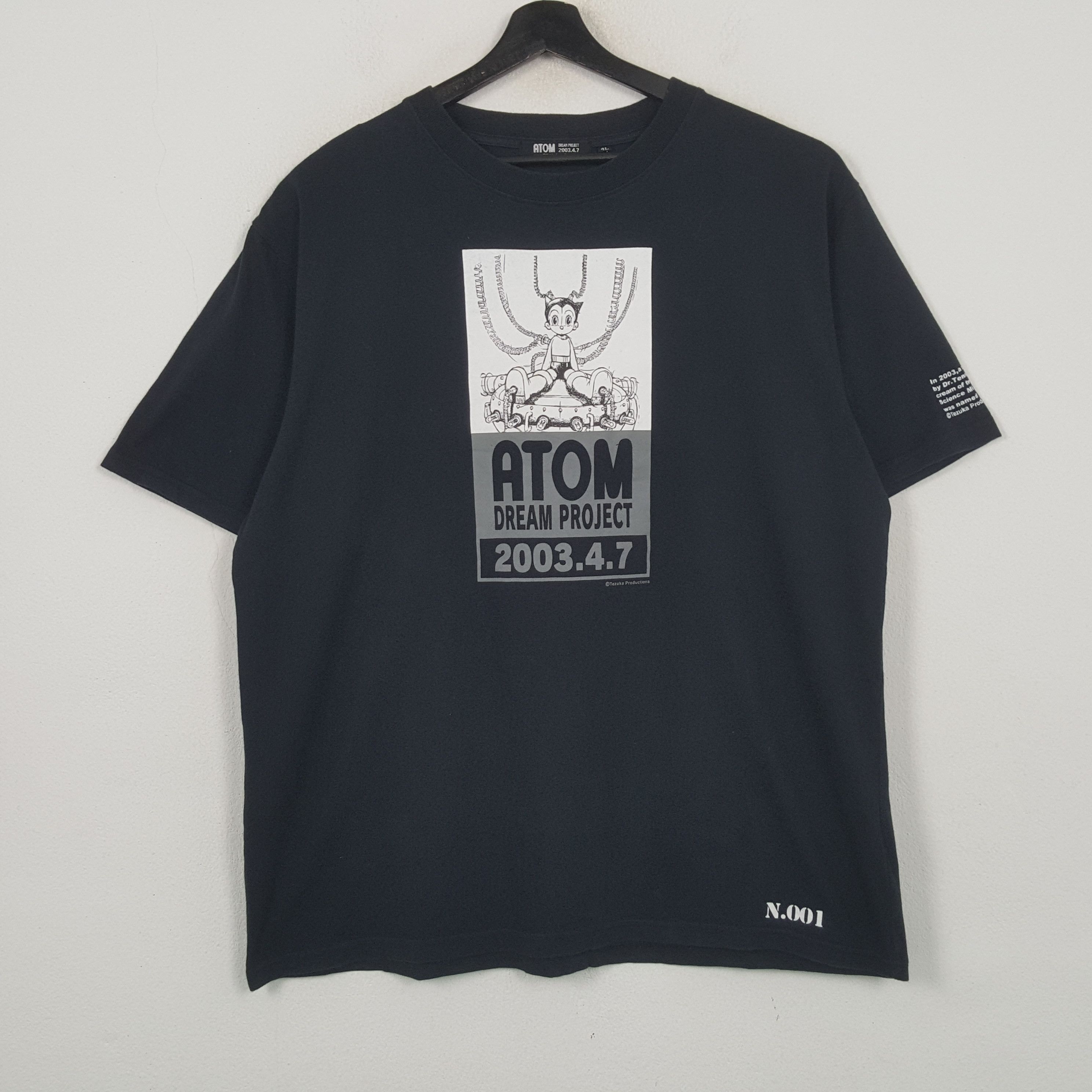 Anime Astro Boy Atom Dream Project Anime Tshirt RR1 Size US XL / EU 56 / 4 - 1 Thumbnail
