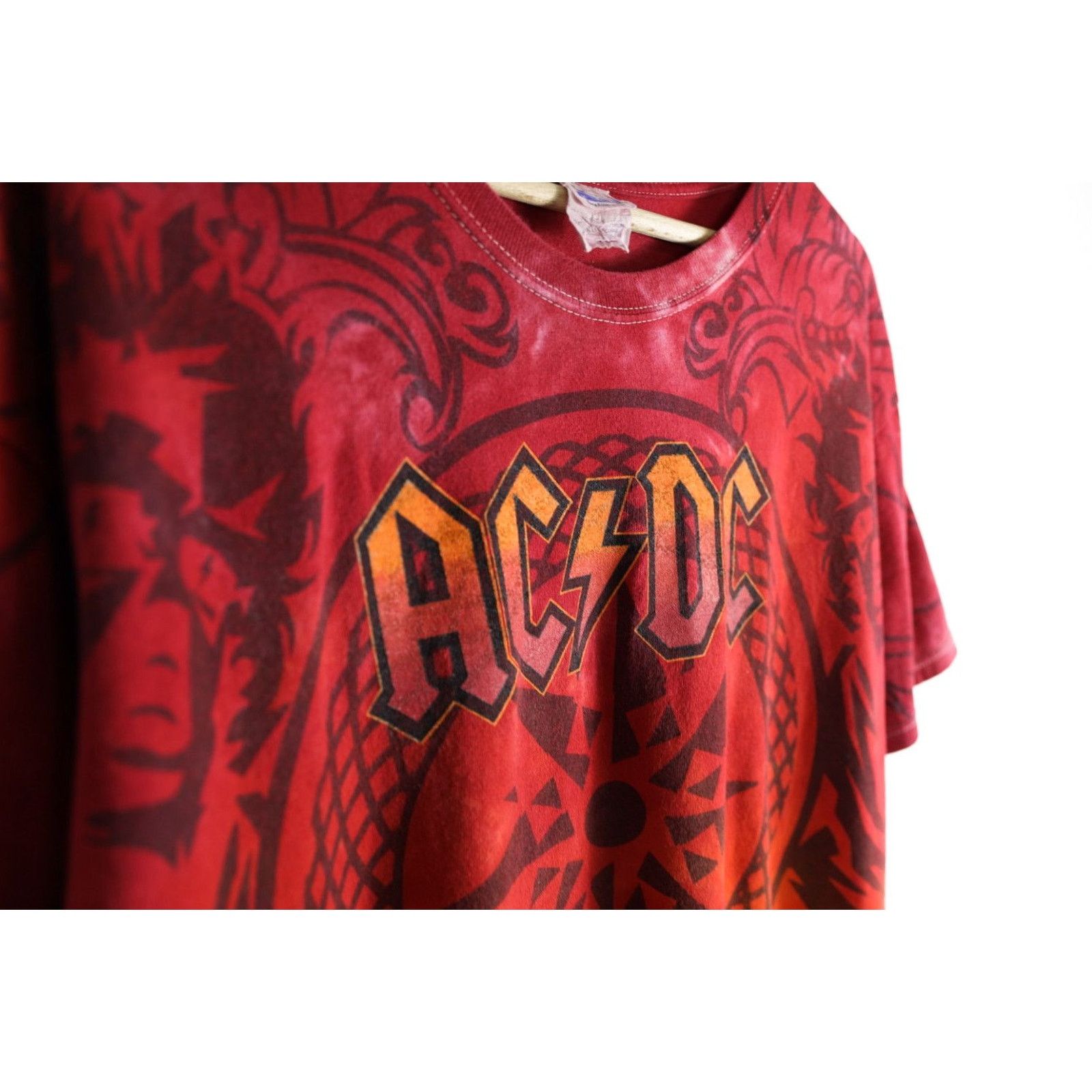 AC/DC AC/DC Black Ice World Tour All Over Print Tee T-shirt Size US L / EU 52-54 / 3 - 4 Thumbnail