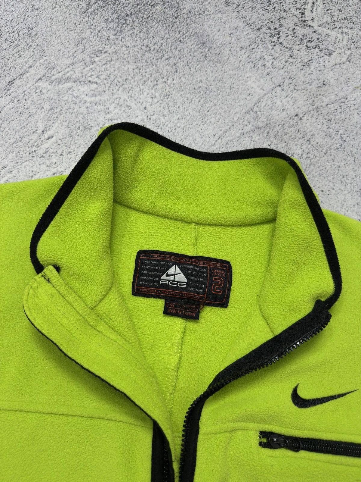 Nike ACG Vintage Nike ACG 1/2 Zip Fleece Polar Pocket Jacket 90s Size US XL / EU 56 / 4 - 14 Thumbnail