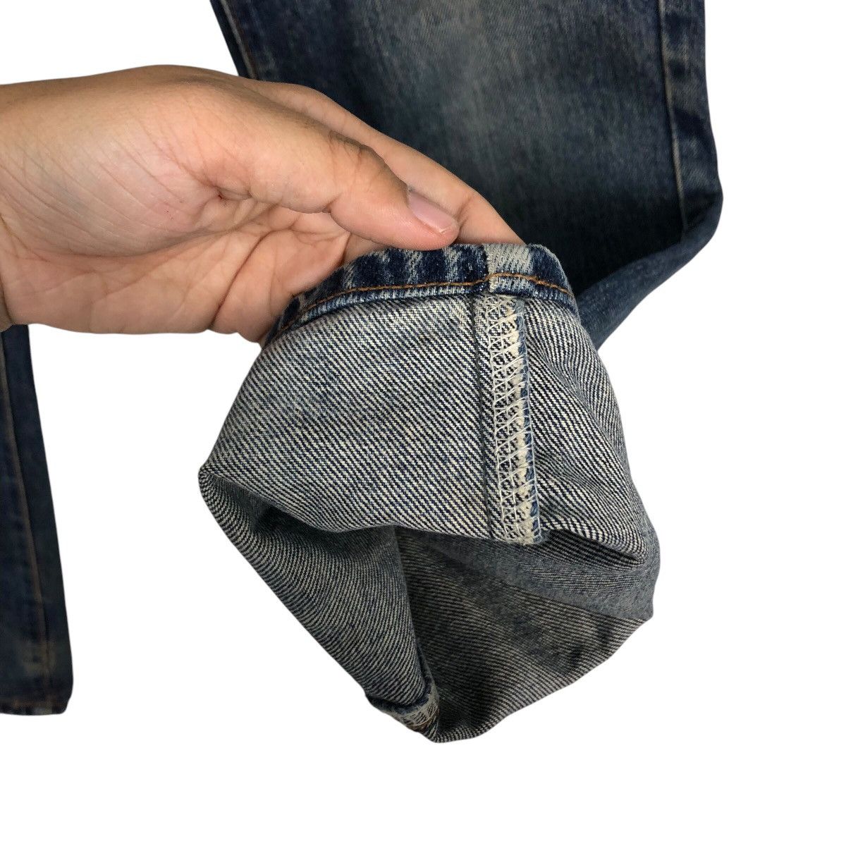 Japanese Brand 📌Vintage Denim Jeans Straight Cut Big John Indigo Blue Size 28" / US 6 / IT 42 - 17 Thumbnail