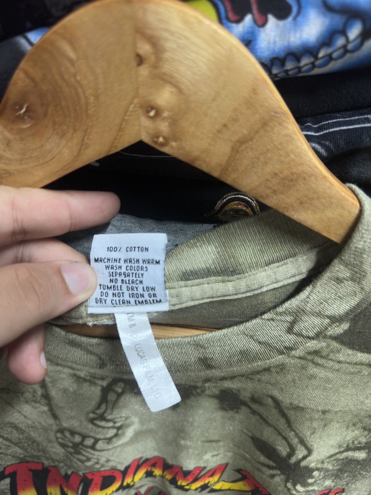 Other RARE🔥 Vtg 90s Indiana Jones ovp tee Size US M / EU 48-50 / 2 - 4 Thumbnail