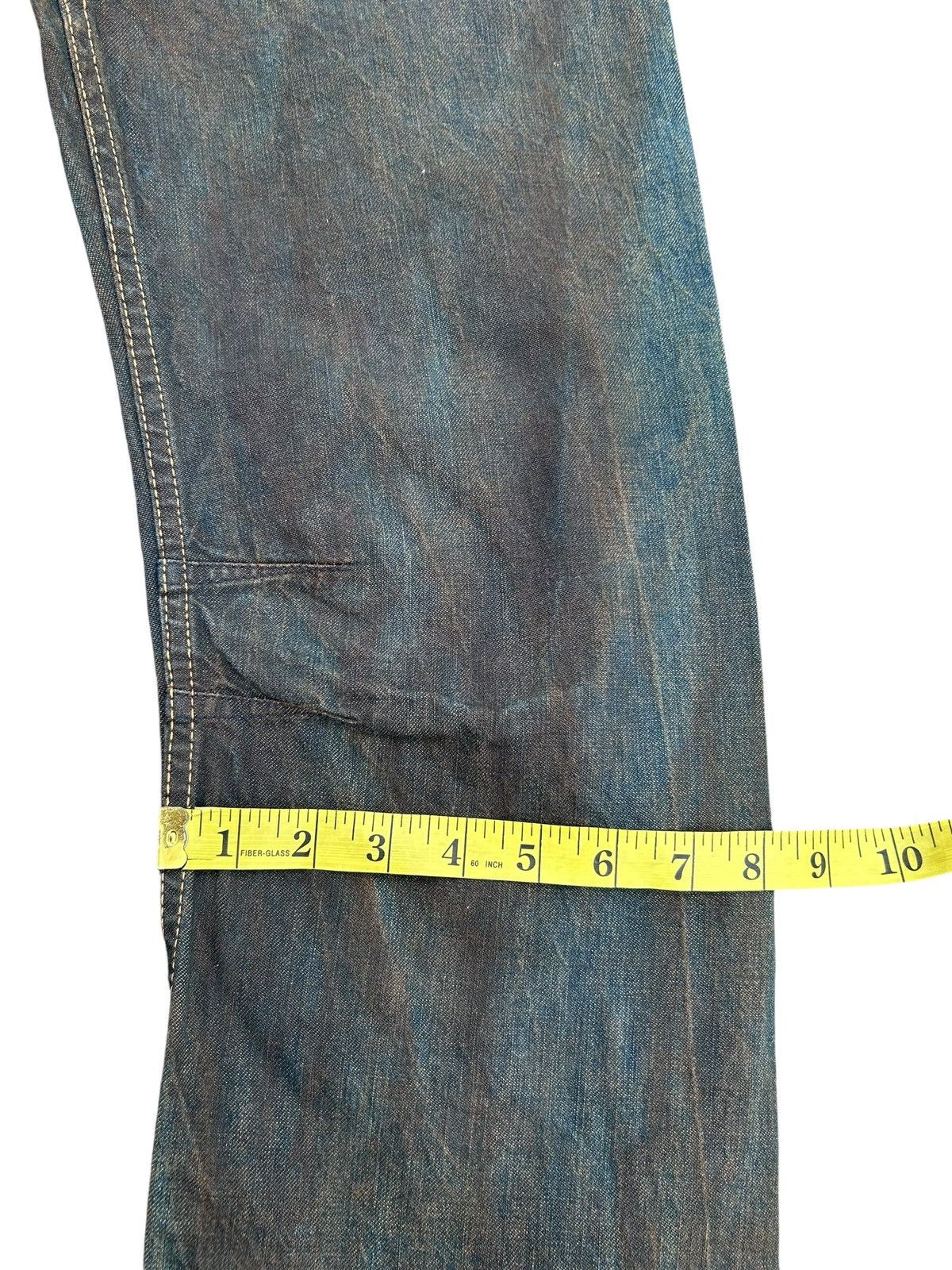 Kapital VINTAGE MICHIKO KOSHINO YEN RUSTY BUCKLE BACK DENIM JEANS Size US 27 - 23 Thumbnail