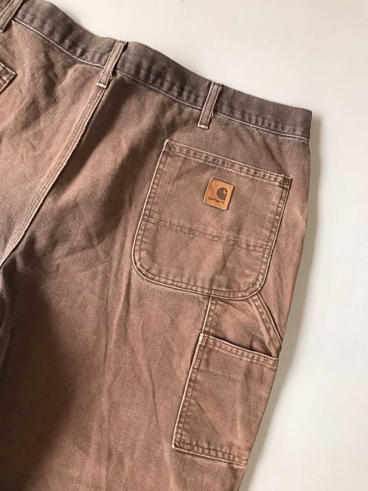 Carhartt Vintage carhartt faded carpenter workwear denim Size US 44 / EU 60 - 15 Thumbnail
