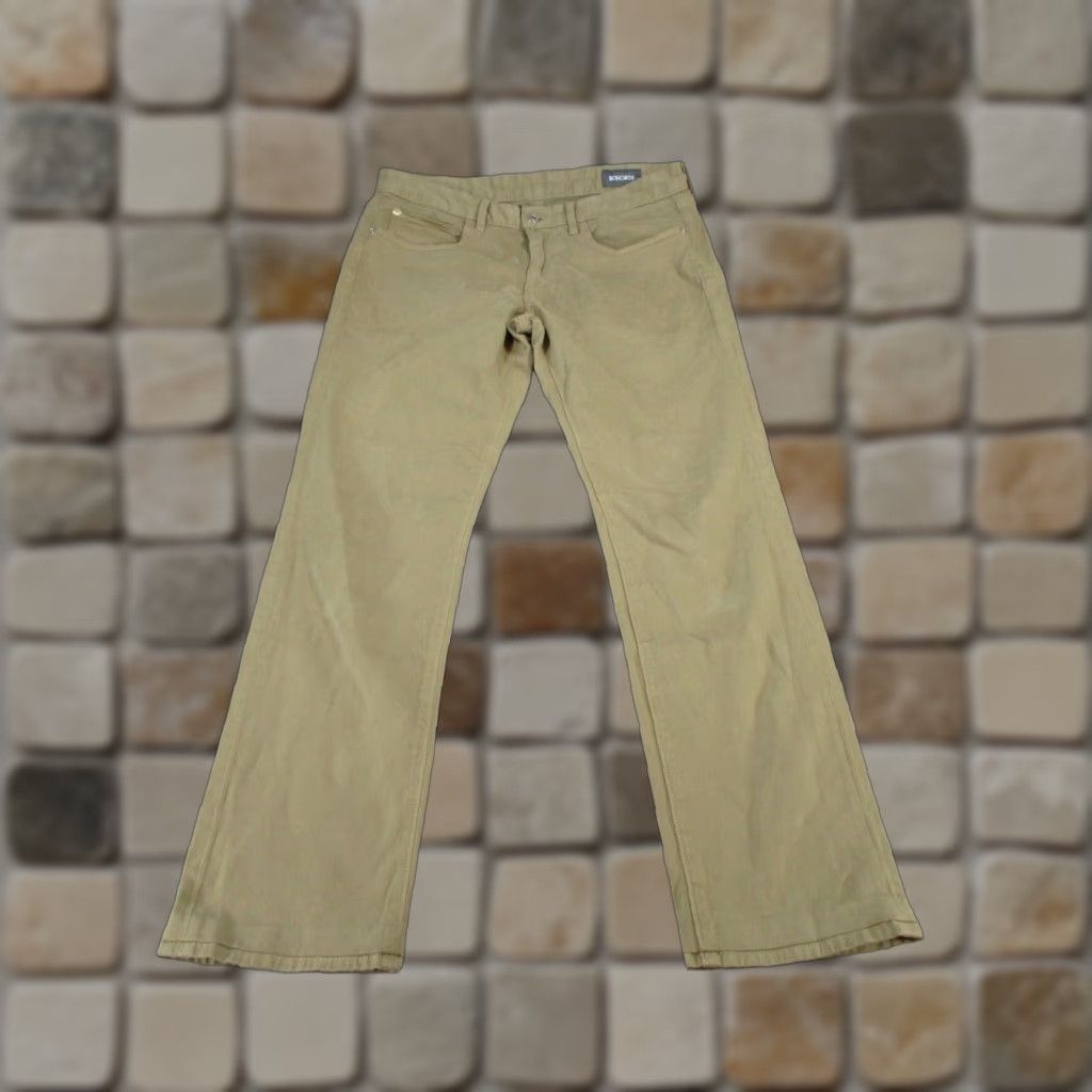 Bonobos Bonobos Mens Chinos 32 Beige Slim Fit Knit Cotton Flat Front 30 Inseam Pants 32x30 Regular Men's Pants Size US 32 / EU 48 - 1 Thumbnail