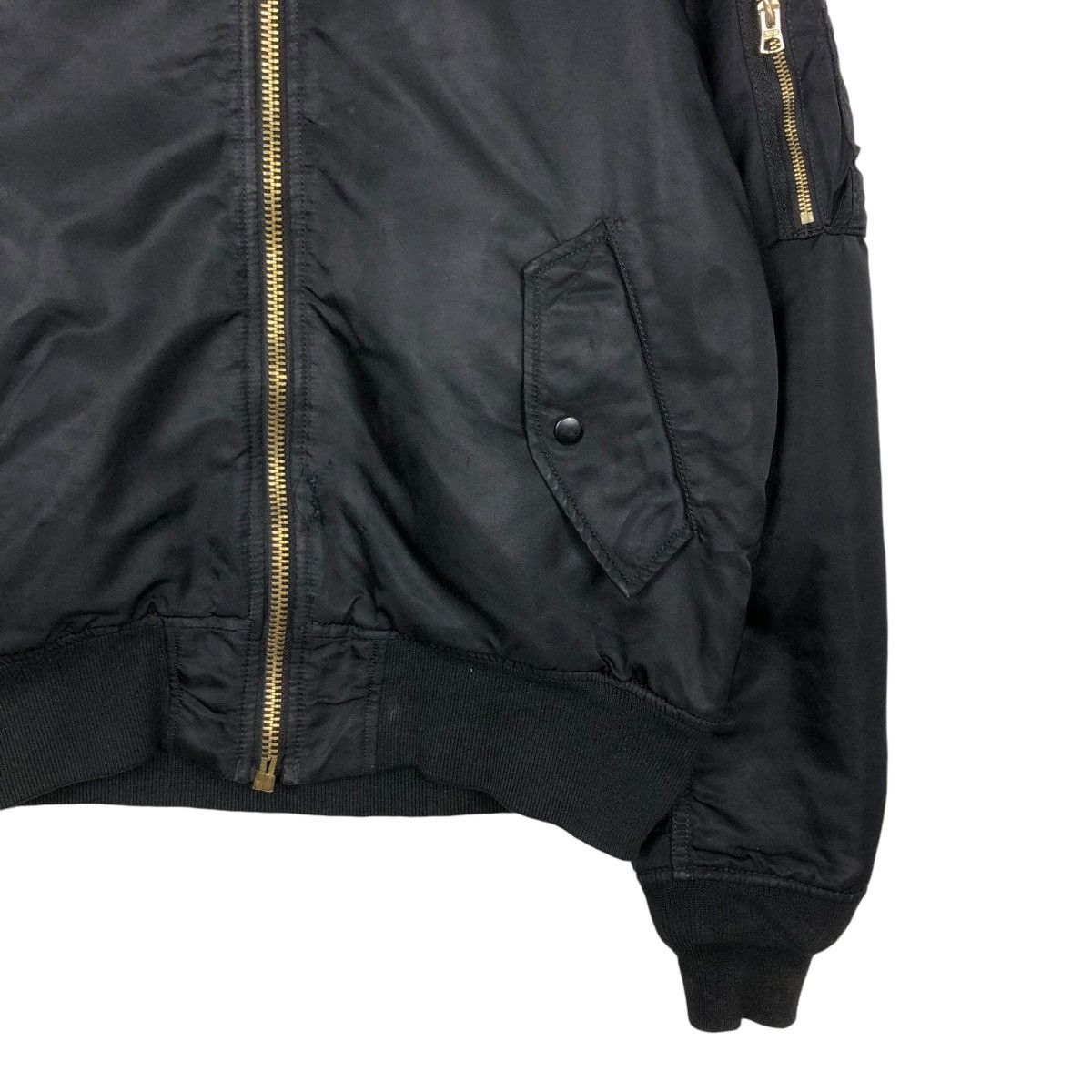 Alpha Industries 🔥VINTAGE BOMBER JACKET REVERSIBLE ALPHA INDUSTRIES USA Size US XL / EU 56 / 4 - 7 Thumbnail