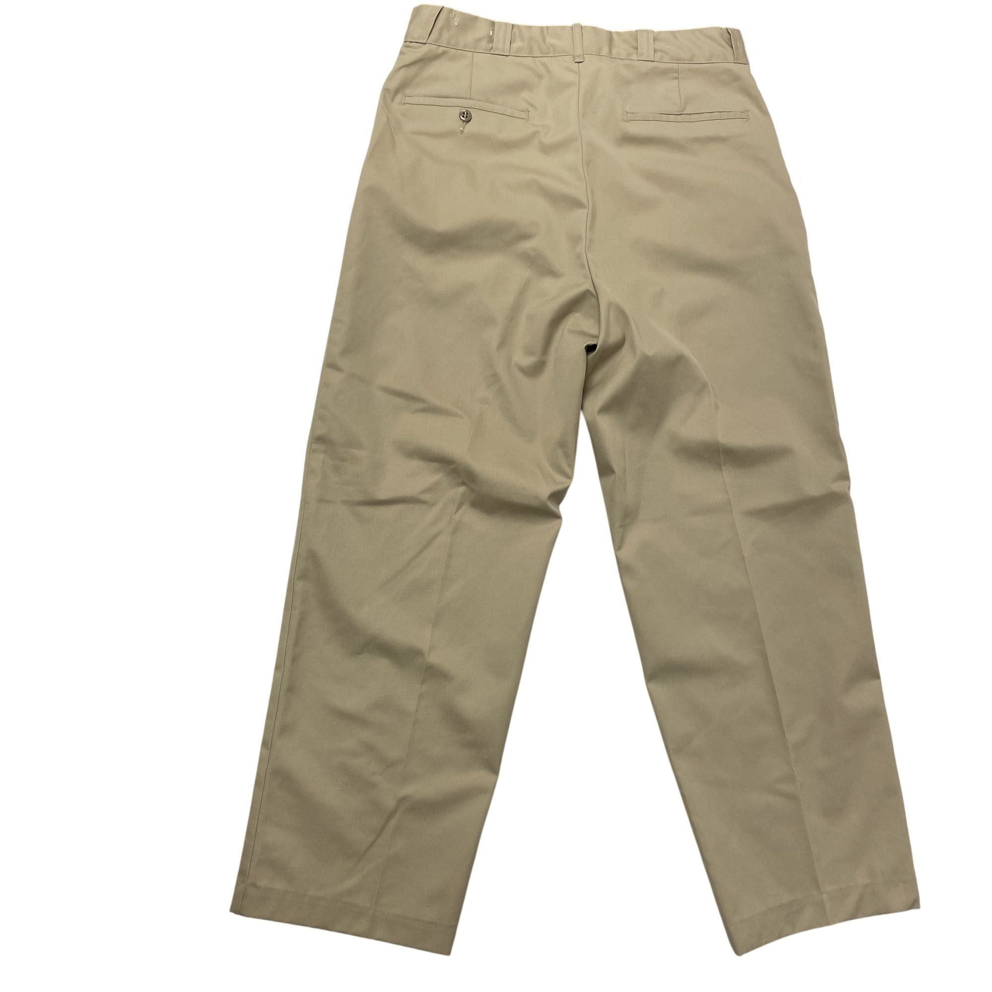 Other Vtg Beige KHAKI Oven Cured WORKER Chore Pants Size US 34 / EU 50 - 3 Thumbnail