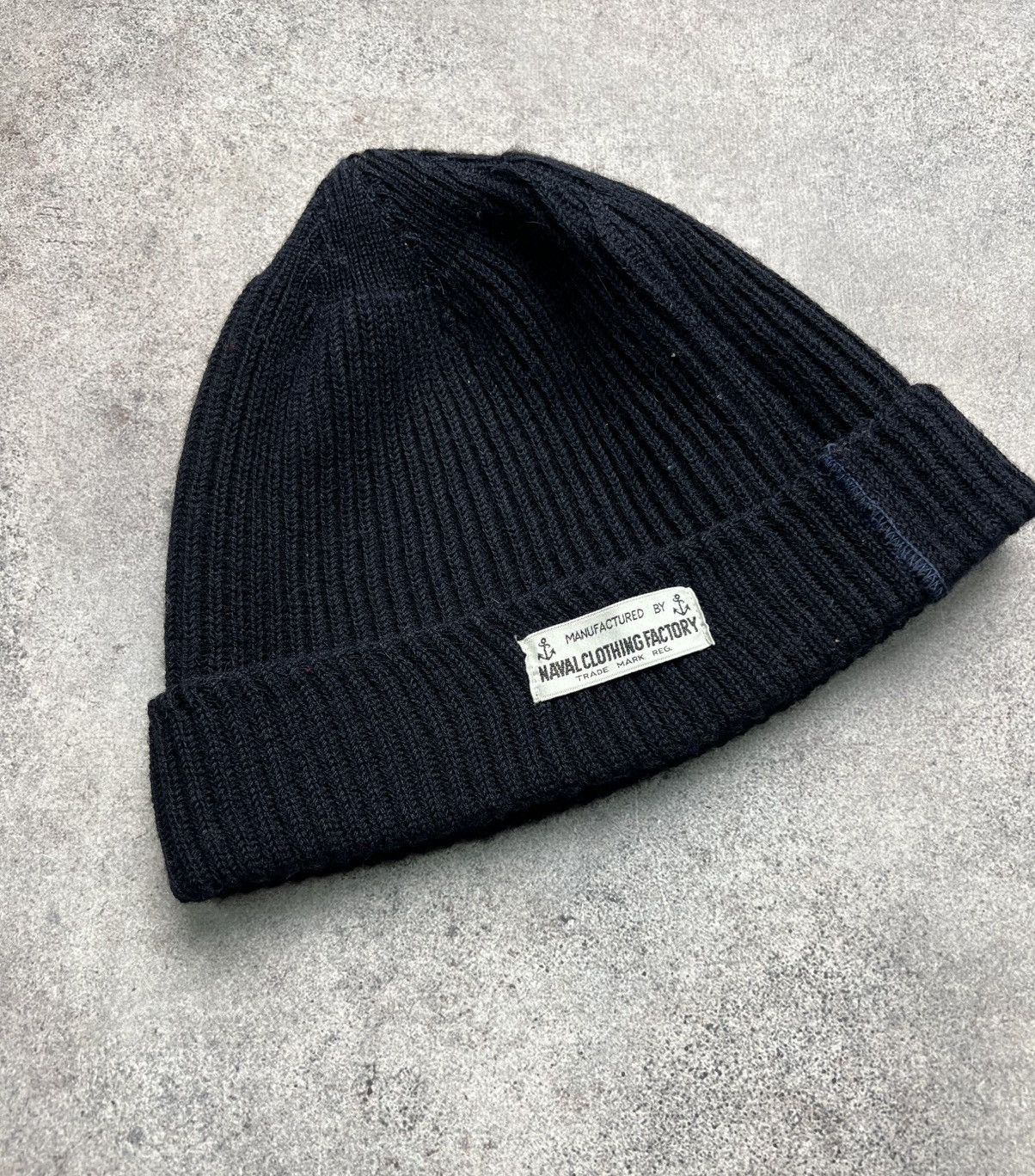 The Real McCoys naval factory wool beanie