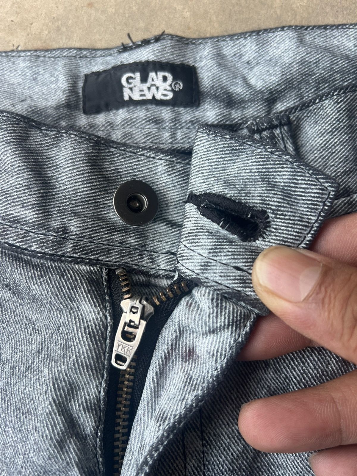 Hysteric Glamour Japanese Brand Glad News Seditionaries Studded Jeans Size US 34 / EU 50 - 7 Thumbnail