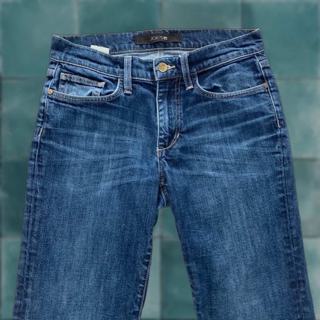 Vintage Joe's Jeans The Brixton Mens 29x32 Straight Dark Wash Blue Stretch Denim Jeans Size US 29 - 1 Thumbnail
