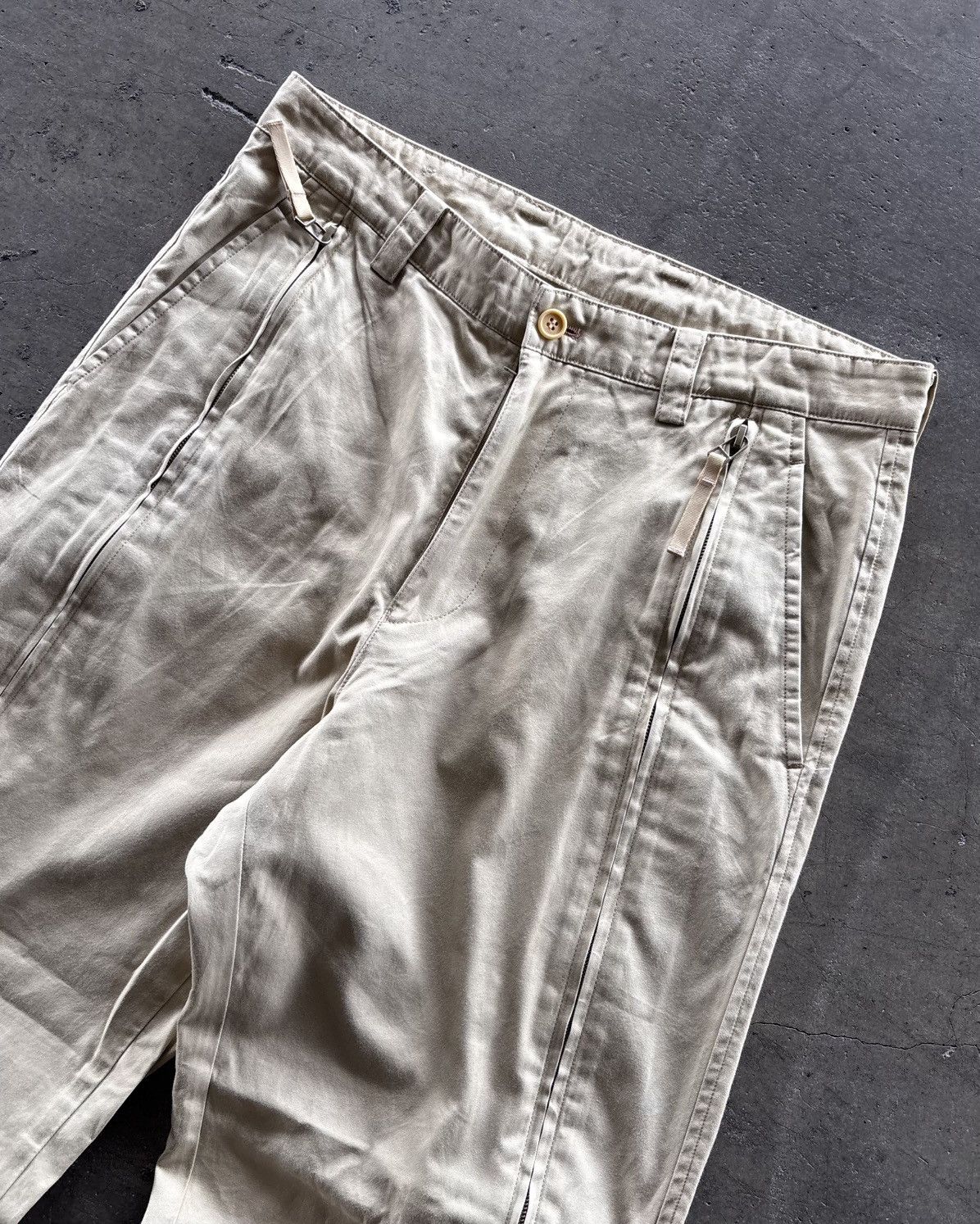 Issey Miyake Issey Miyake White Label Multi-Zip Pants Size US 30 / EU 46 - 4 Thumbnail