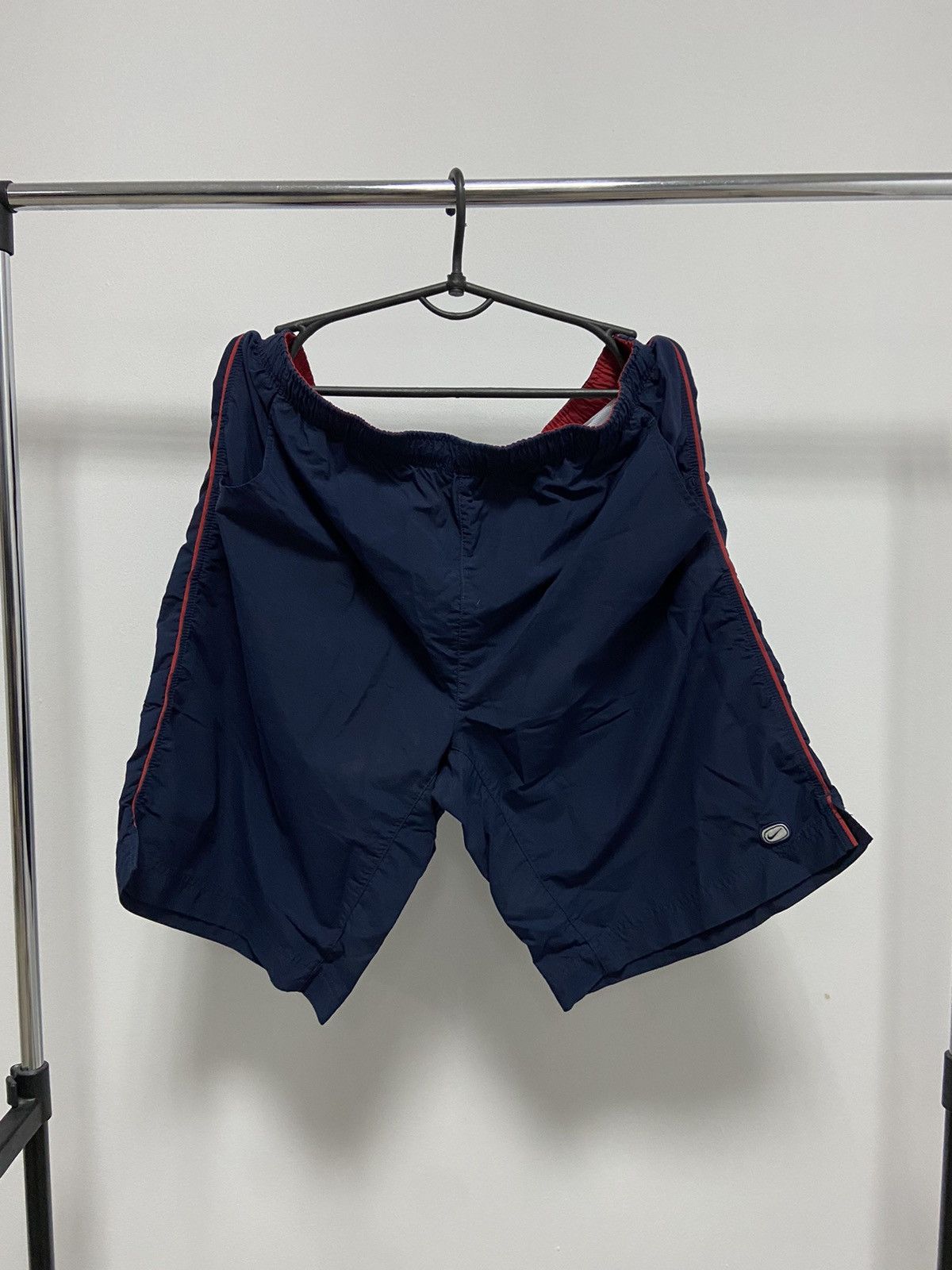 Nike × Vintage Nike Shorts Vintage Small Logo Y2K Nylon Big Logo Size US 36 / EU 52 - 3 Thumbnail