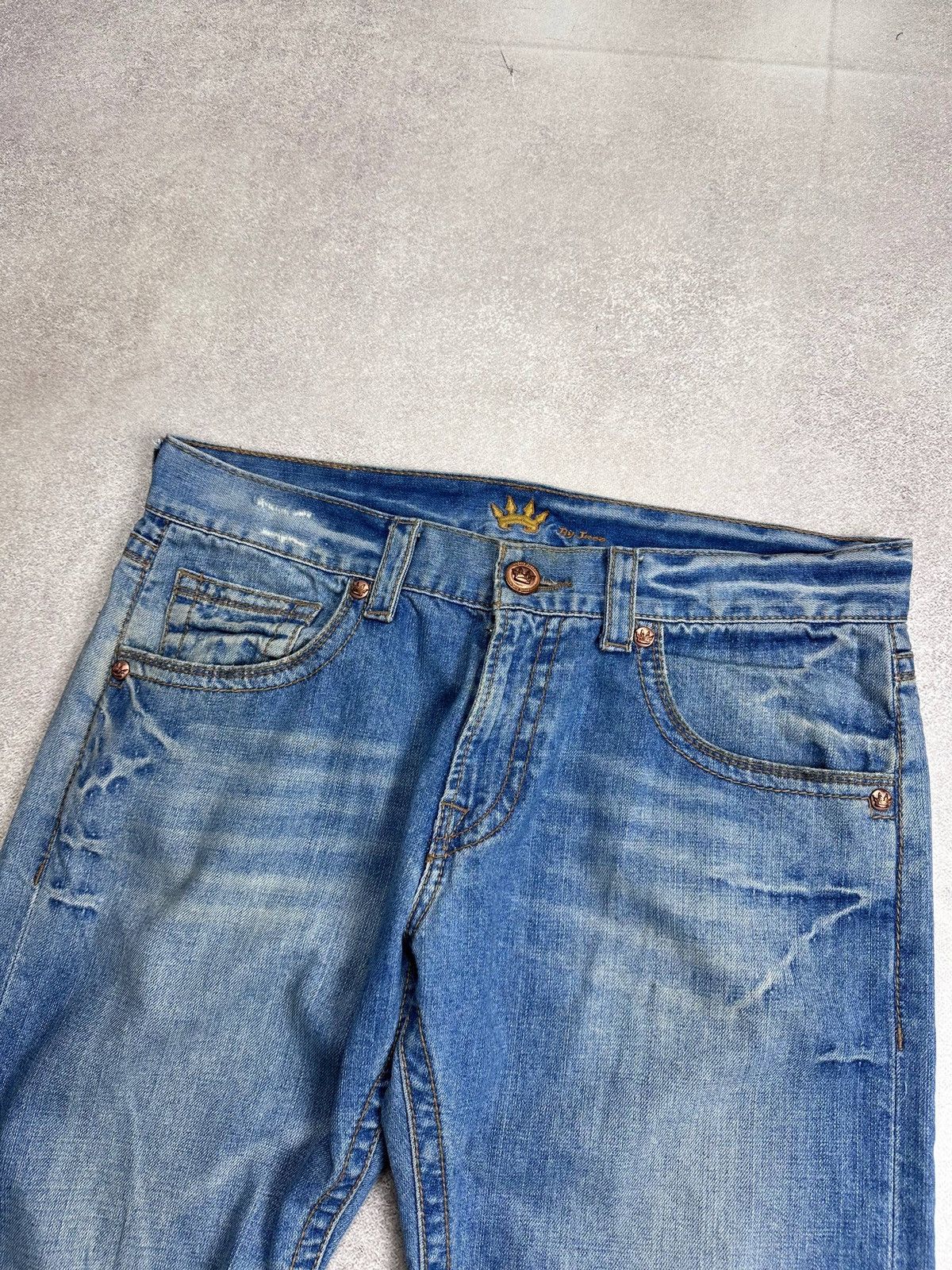 JNCO Vintage 90s JNCO Embroidery Baggy Jeans Y2K 36x30 Size US 36 / EU 52 - 6 Thumbnail