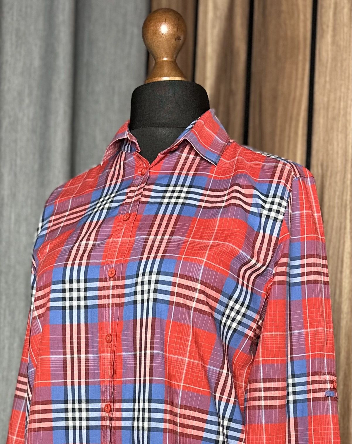Gant GANT Women's Check Shirt Long Sleeve Cotton Size US 10 Size L / US 10 / IT 46 - 4 Thumbnail