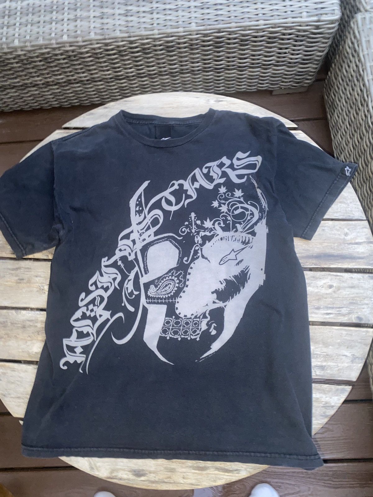Alpinestars Black no fear skull tee w embroidery Size US M / EU 48-50 / 2 - 1 Thumbnail