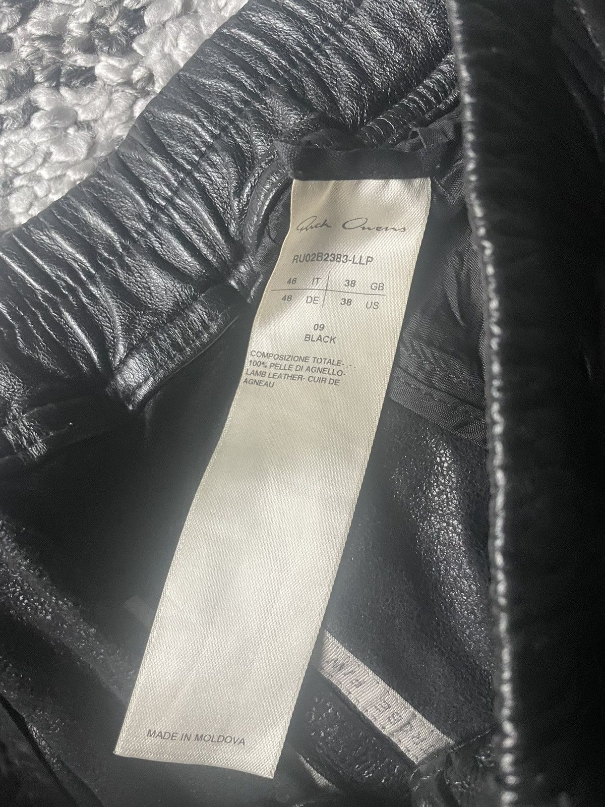 Rick Owens Lamb leather shorts Size US 32 / EU 48 - 3 Thumbnail