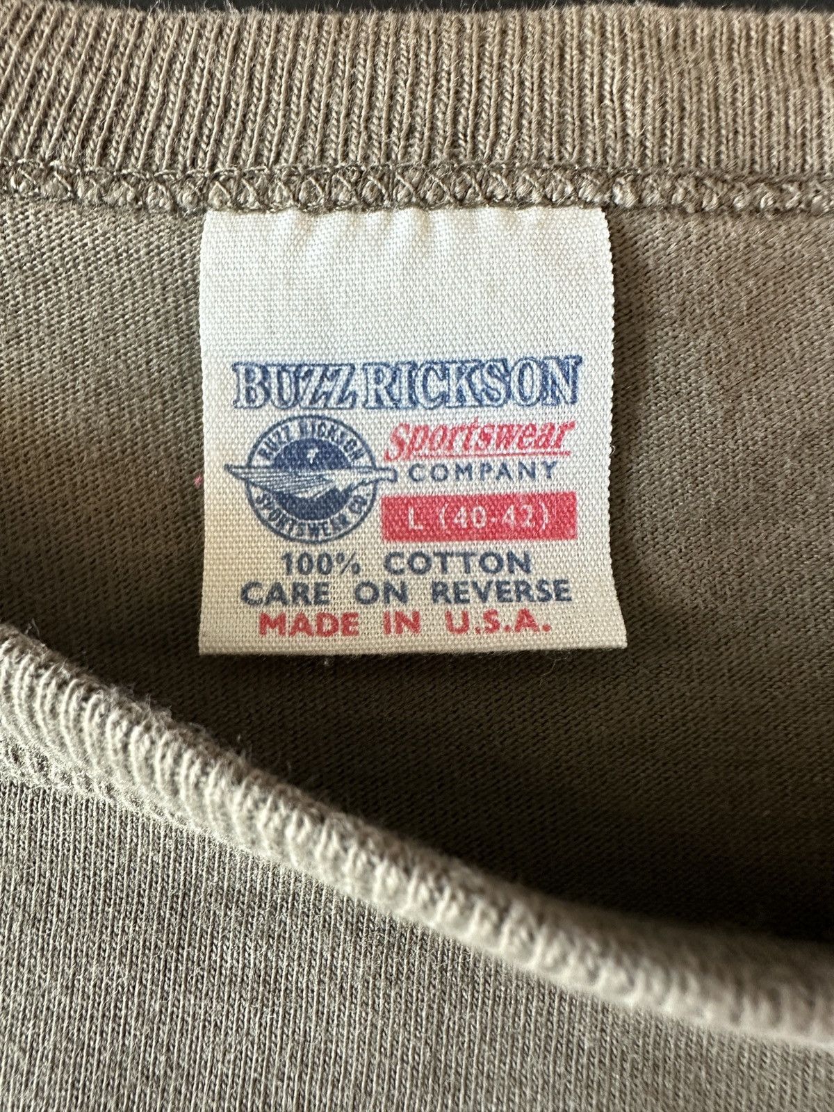 Buzz Rickson's Buzz Rickson’s U.S. Army Athletic Dept. Tee Size US L / EU 52-54 / 3 - 3 Thumbnail