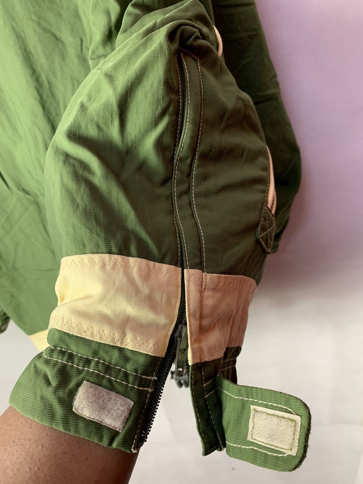 Ellesse × Goldwin × Vintage Steals! Vintage 90s Ellesse Sunflower Halfzipper Parka Size US L / EU 52-54 / 3 - 9 Thumbnail