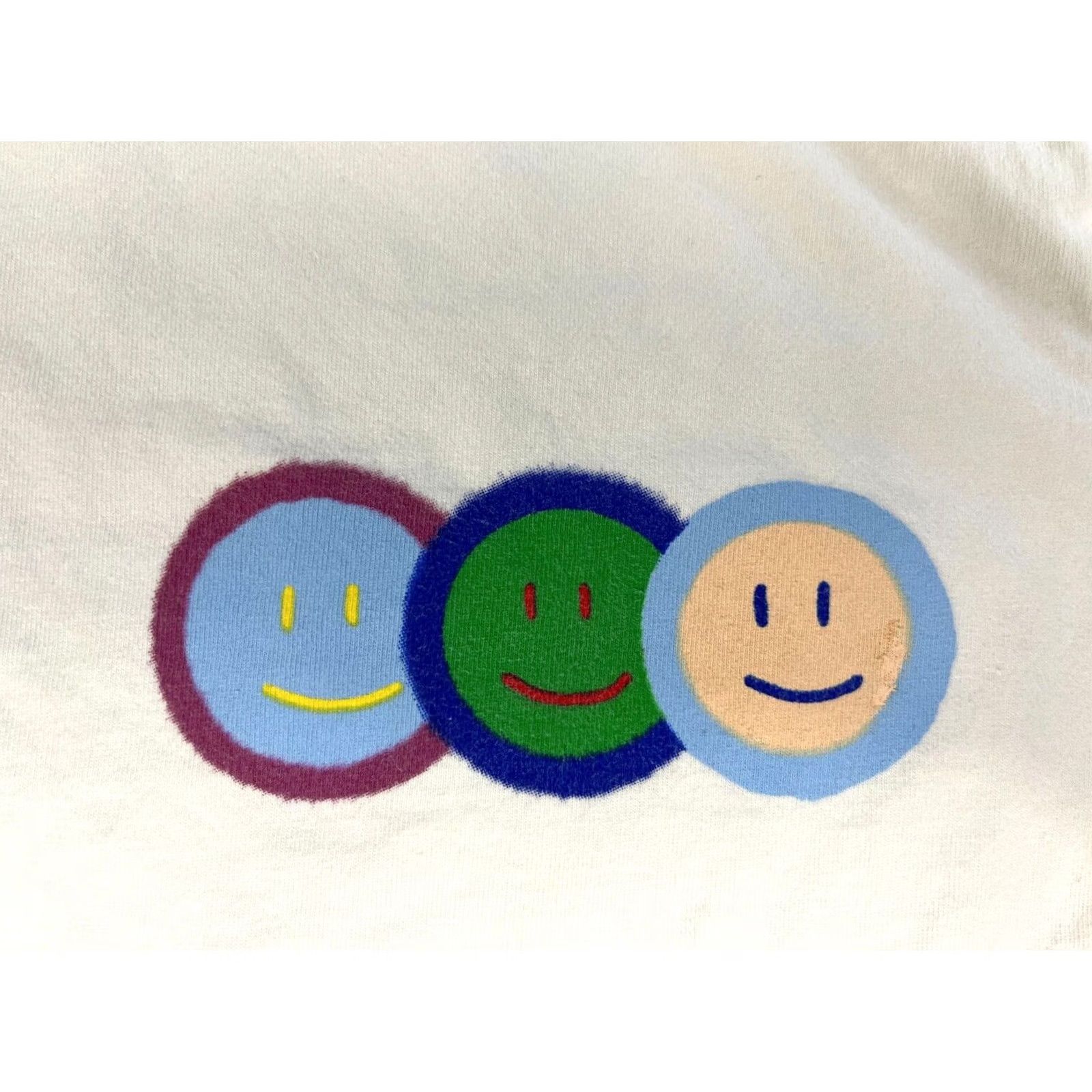 Vintage Valas Los Angeles United Smiley Tee Unisex T-Shirt Medium Ivory Size M / US 6-8 / IT 42-44 - 5 Thumbnail