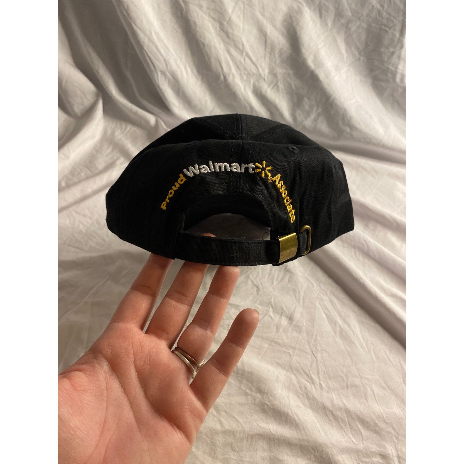 Other Y2K Workwear Logo Baseball Cap Black Walmart Associate Size ONE SIZE - 3 Thumbnail
