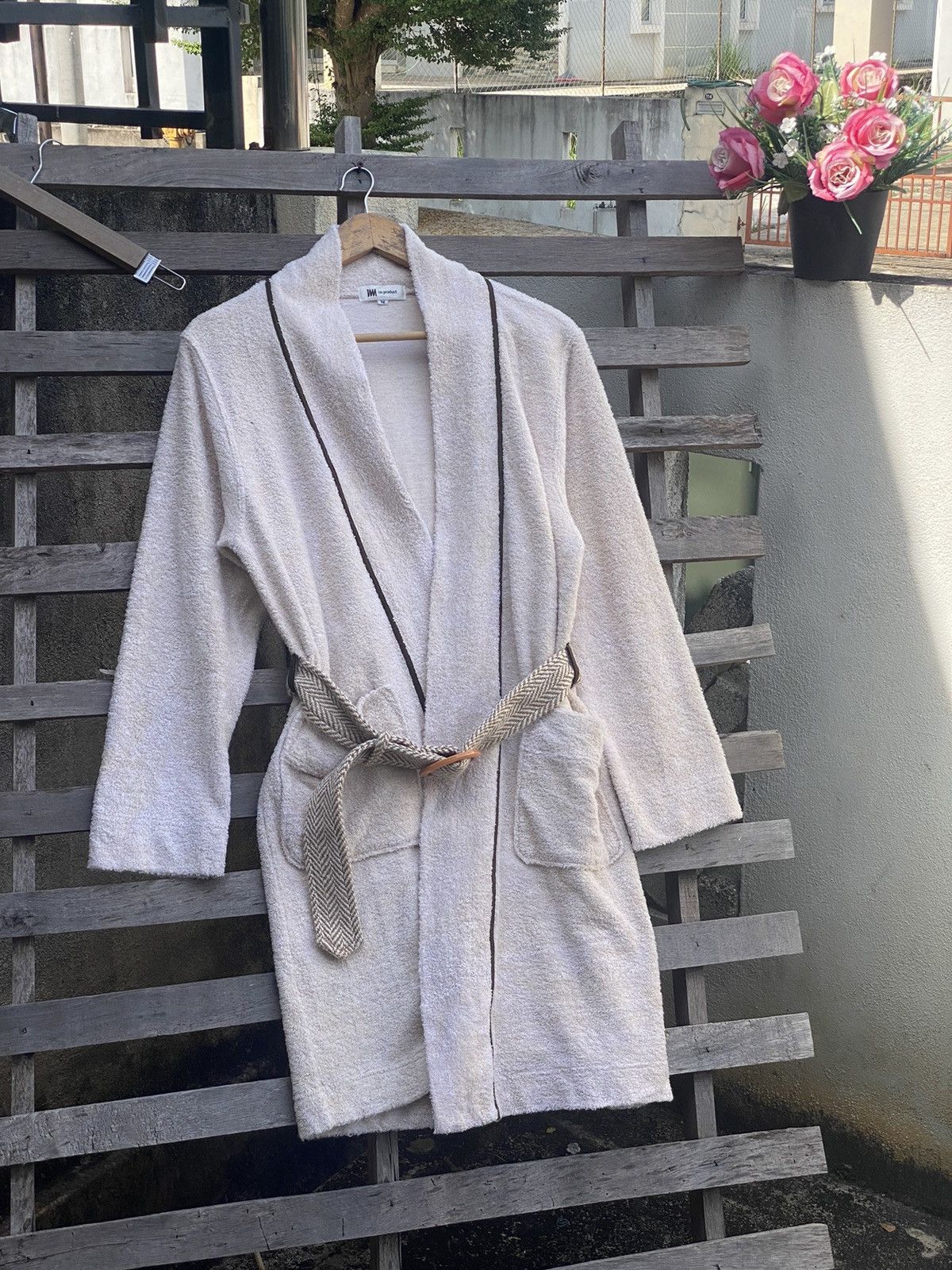 Vintage Issey Miyake IM Product Spaces Occasions Textured Bathrobe Size US L / EU 52-54 / 3 - 2 Thumbnail