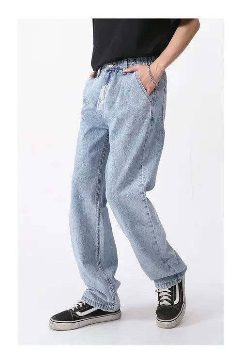 Other Light blue vintage casual light vintage jeans Size US 32 / EU 48 - 7 Thumbnail