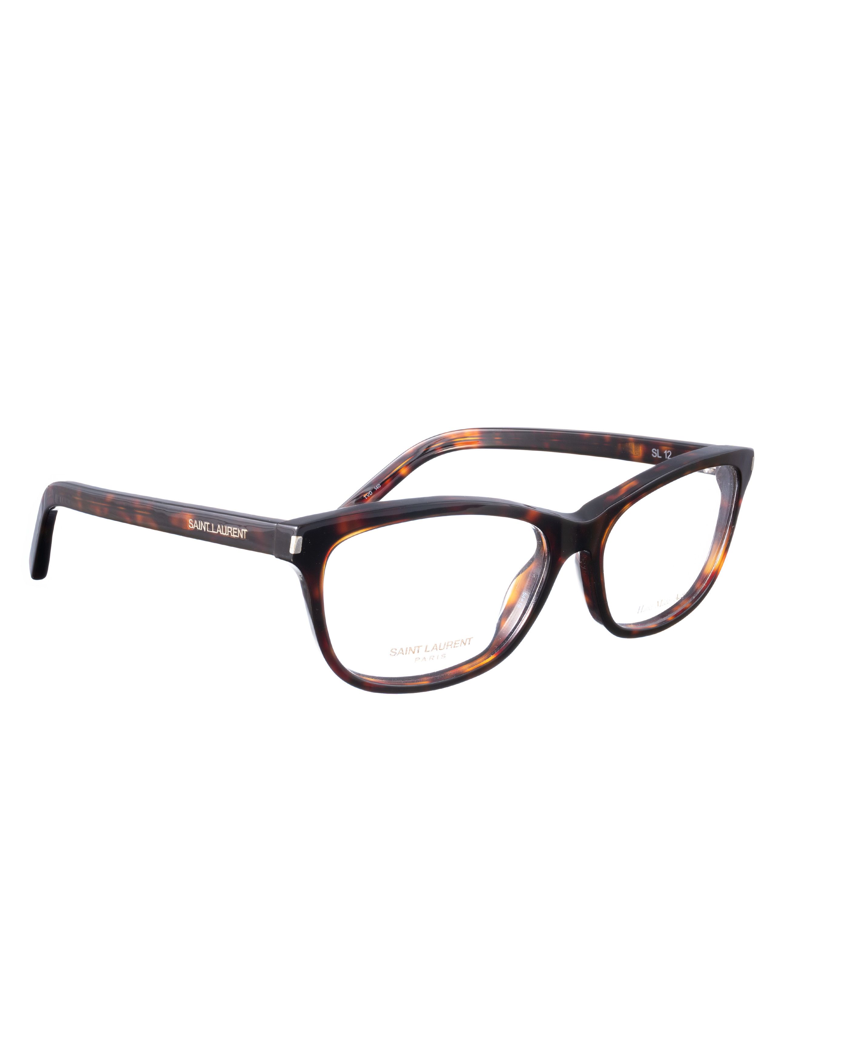 Saint Laurent Paris Saint Laurent 00s Havana Classic Nerdy Glasses Size ONE SIZE - 1 Thumbnail