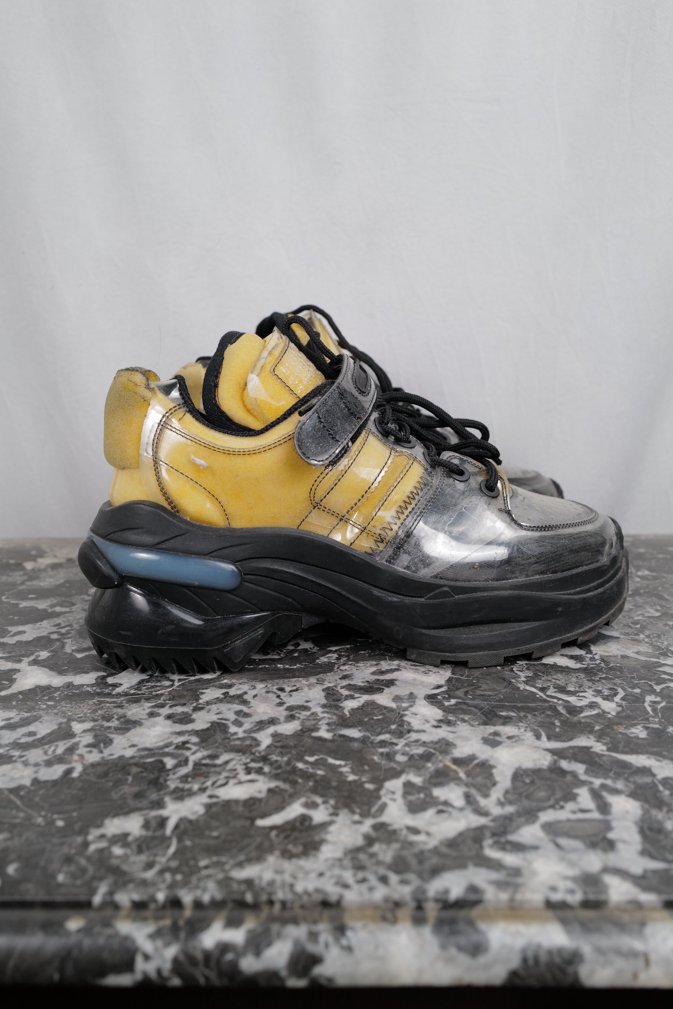 Maison Margiela Maison Margiela PVC Clear Retro Fit Chunky Sole Sneaker Size US 8 / EU 41 - 16 Thumbnail