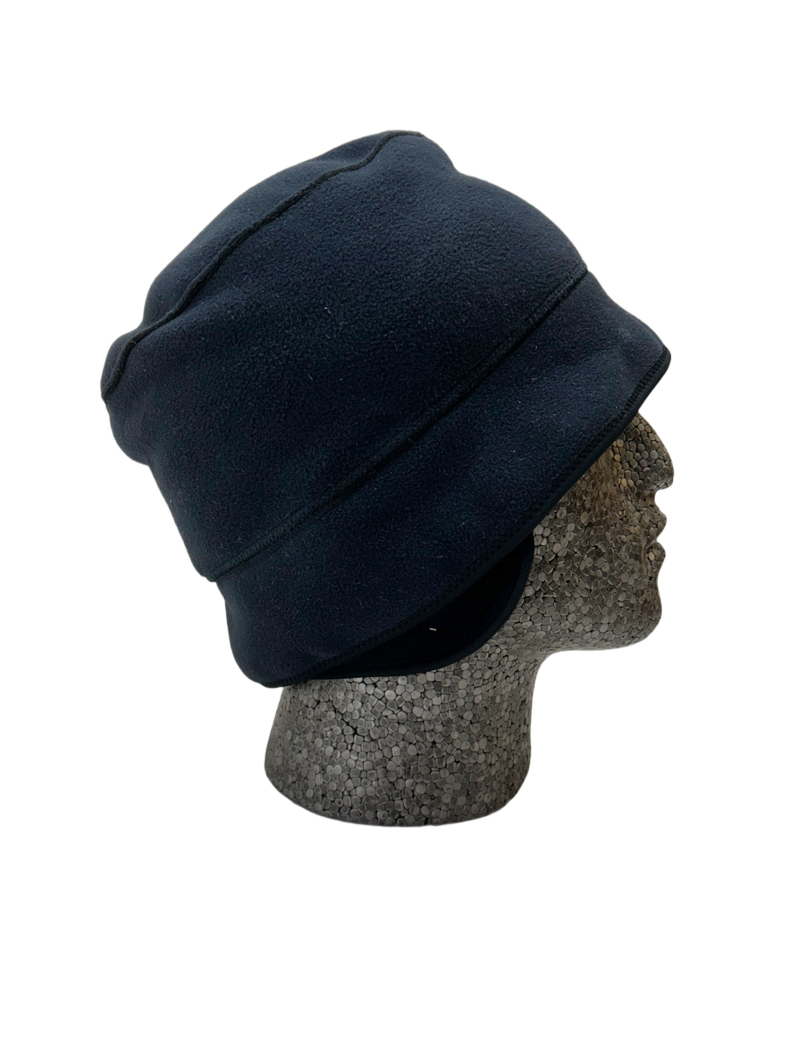 Prada Prada Linea Rossa Blue Fleece Winter Cap With PLR Red Logo Size 32 - 2 Thumbnail