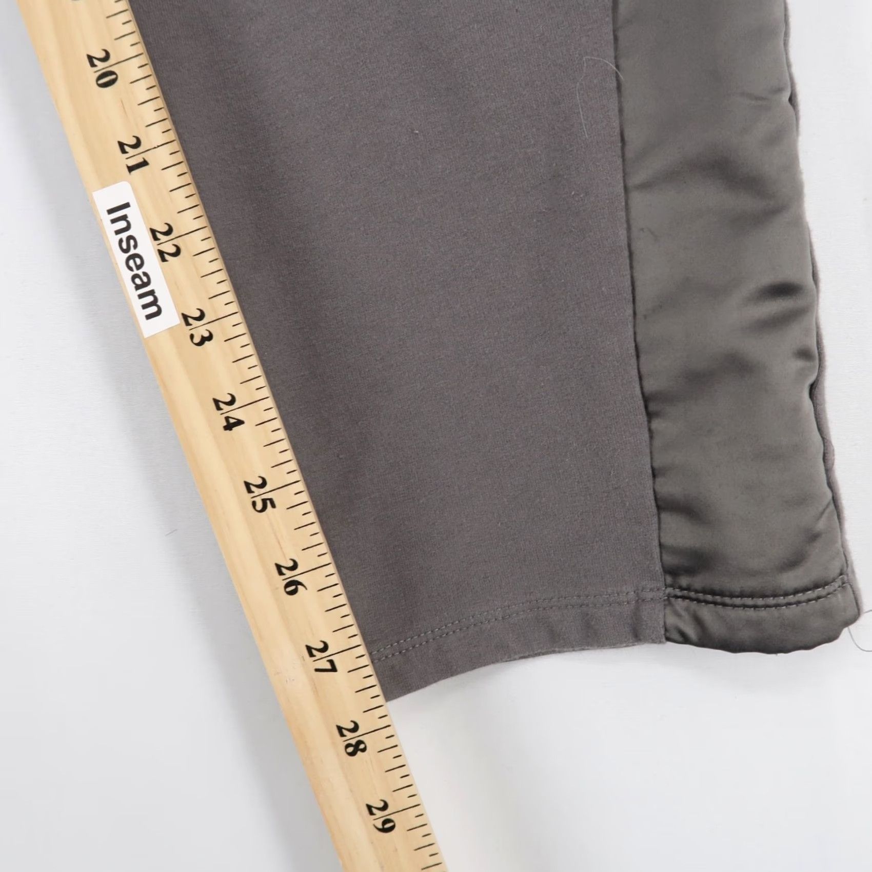 Jason Wu Jason Wu Sweatpants Womens L Gray Drawstring Elastic Waist Satin Side Panel Pants Size 36" / US 14 / IT 50 - 7 Thumbnail