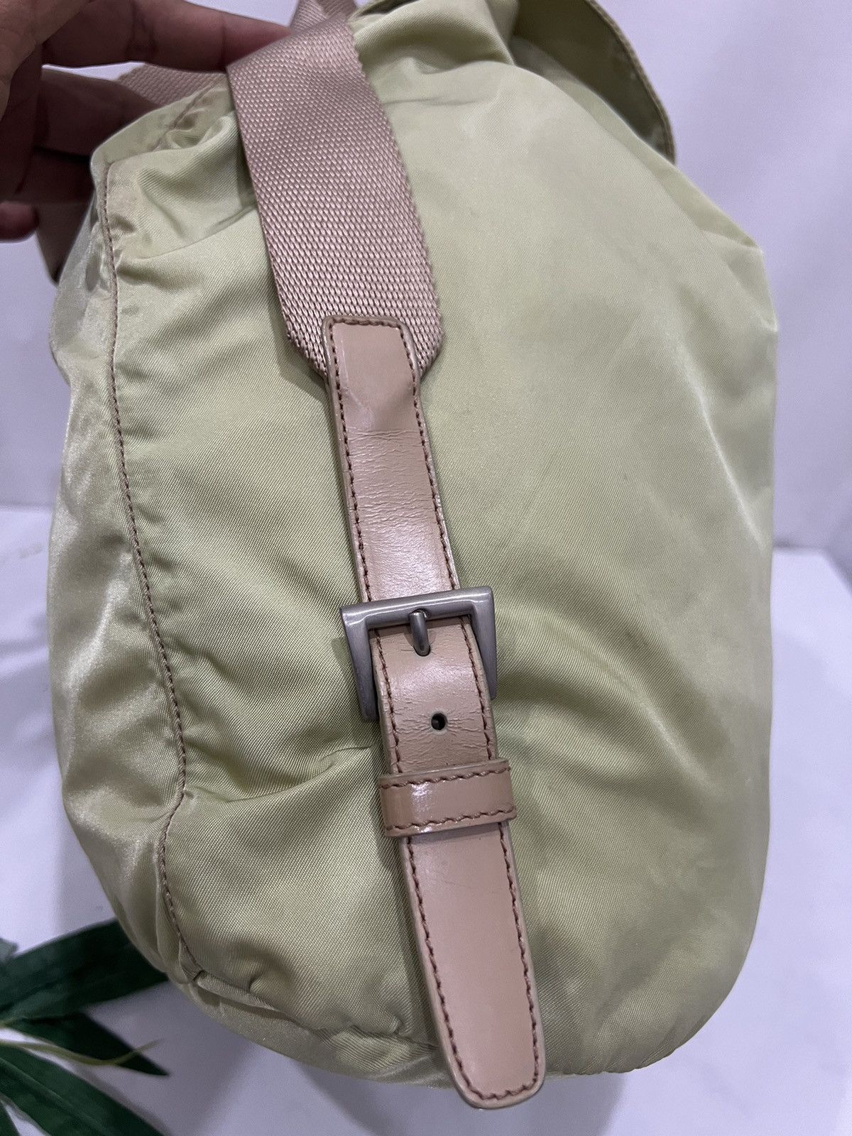 Prada Vintage prada backpack cream nylone Size ONE SIZE - 9 Thumbnail
