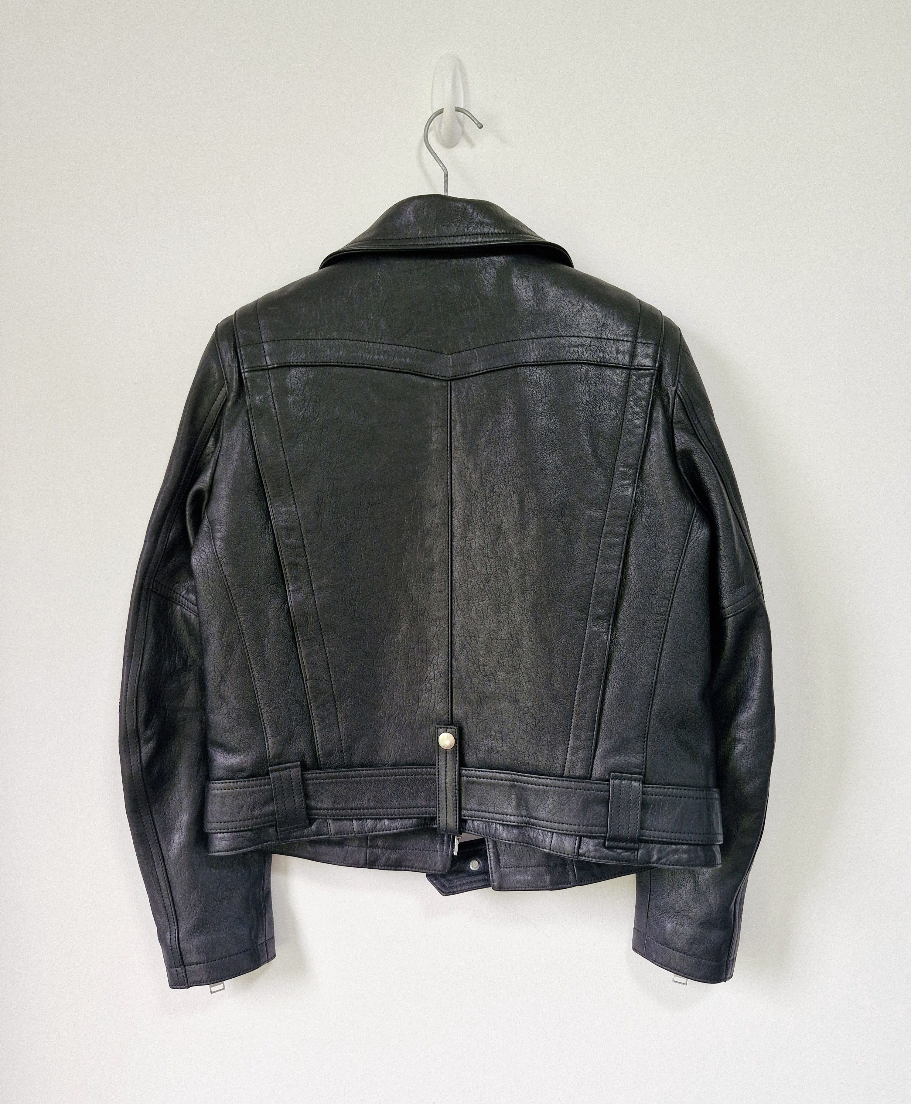 Saint Laurent Paris FW15 Saint Laurent Paris D-ring Leather Jacket Size US XXS / EU 40 - 2 Thumbnail