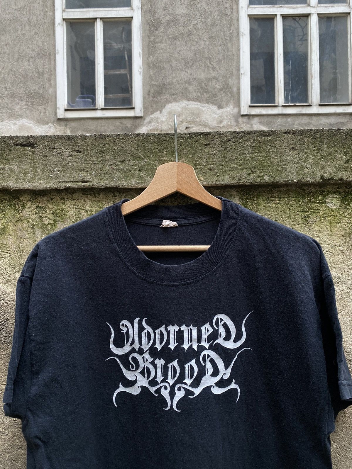 Band Tees × Vintage Vintage 90s Adorned Brood Dark Metal Rock Tee Size US L / EU 52-54 / 3 - 3 Thumbnail