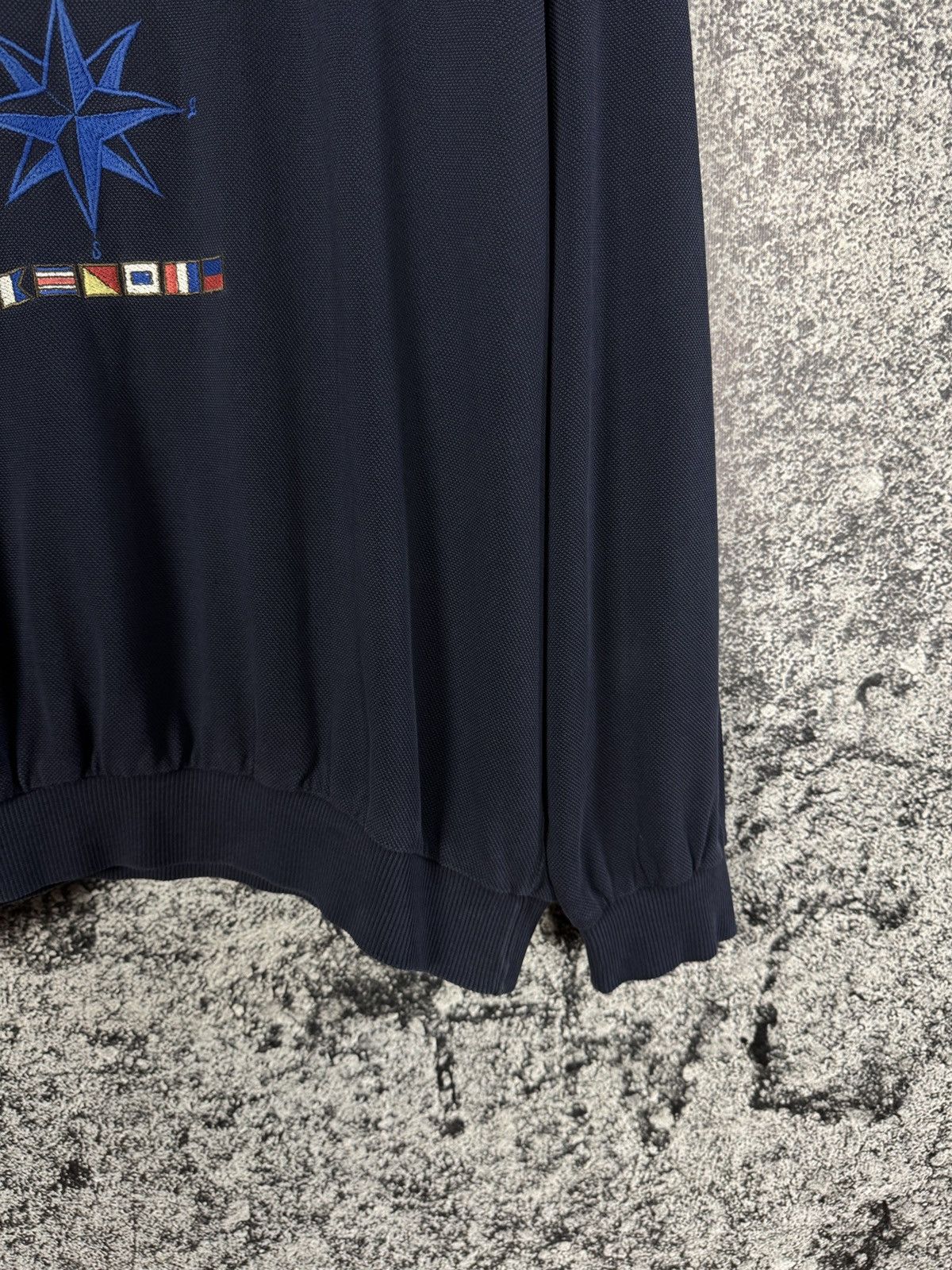 Lacoste Chemise Lacoste Vintage 90s Pullover Compass Logo Size 6 Size US XL / EU 56 / 4 - 5 Thumbnail
