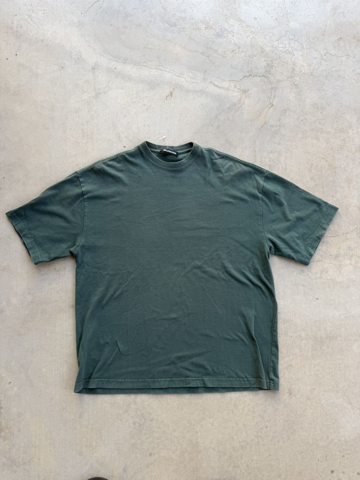 Balenciaga Balenciaga Back Logo T-Shirt – Green Medium Size US M / EU 48-50 / 2 - 3 Thumbnail