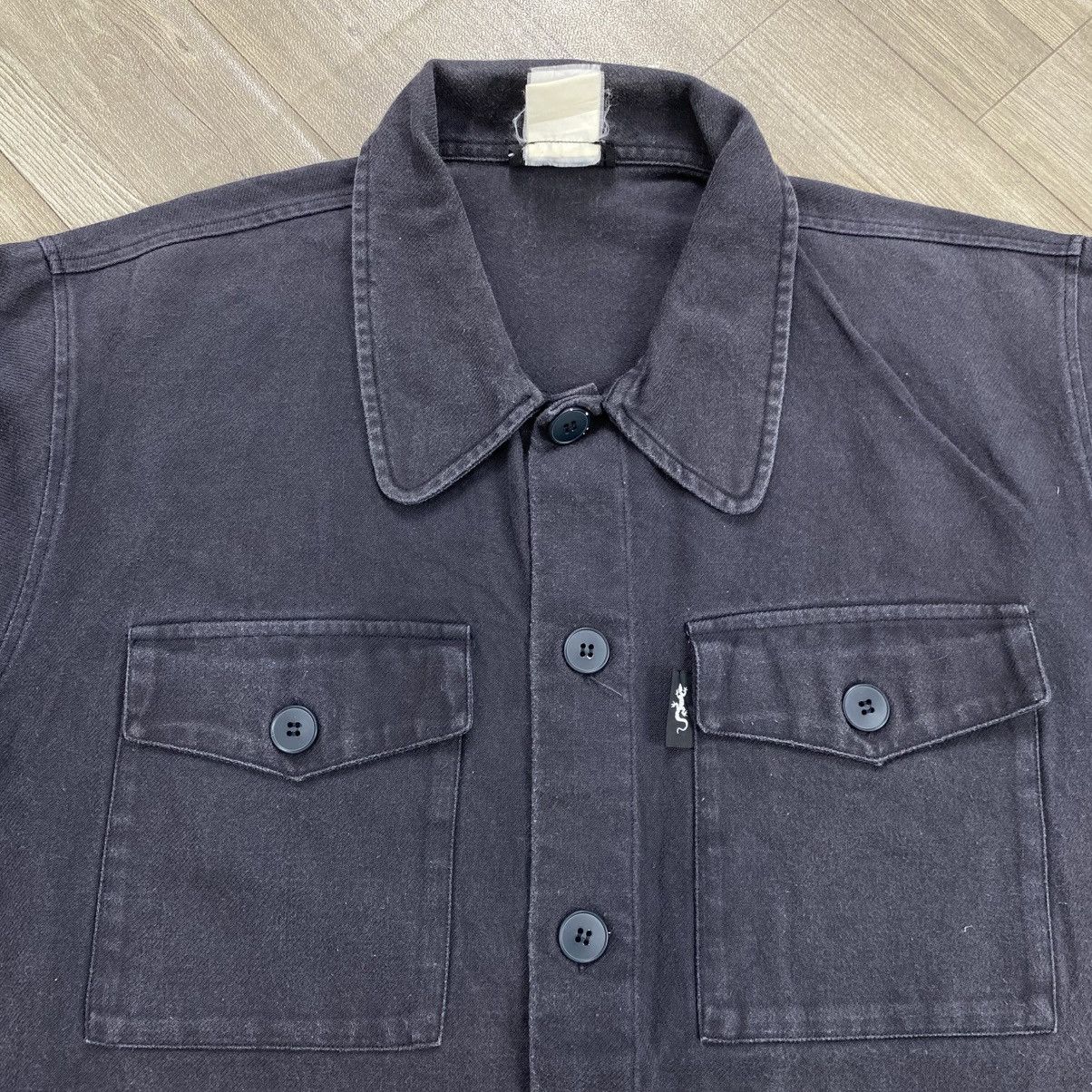 agnes b. Vintage Agnes B. Paris Military 107 Black Style Shirt Size US M / EU 48-50 / 2 - 3 Thumbnail