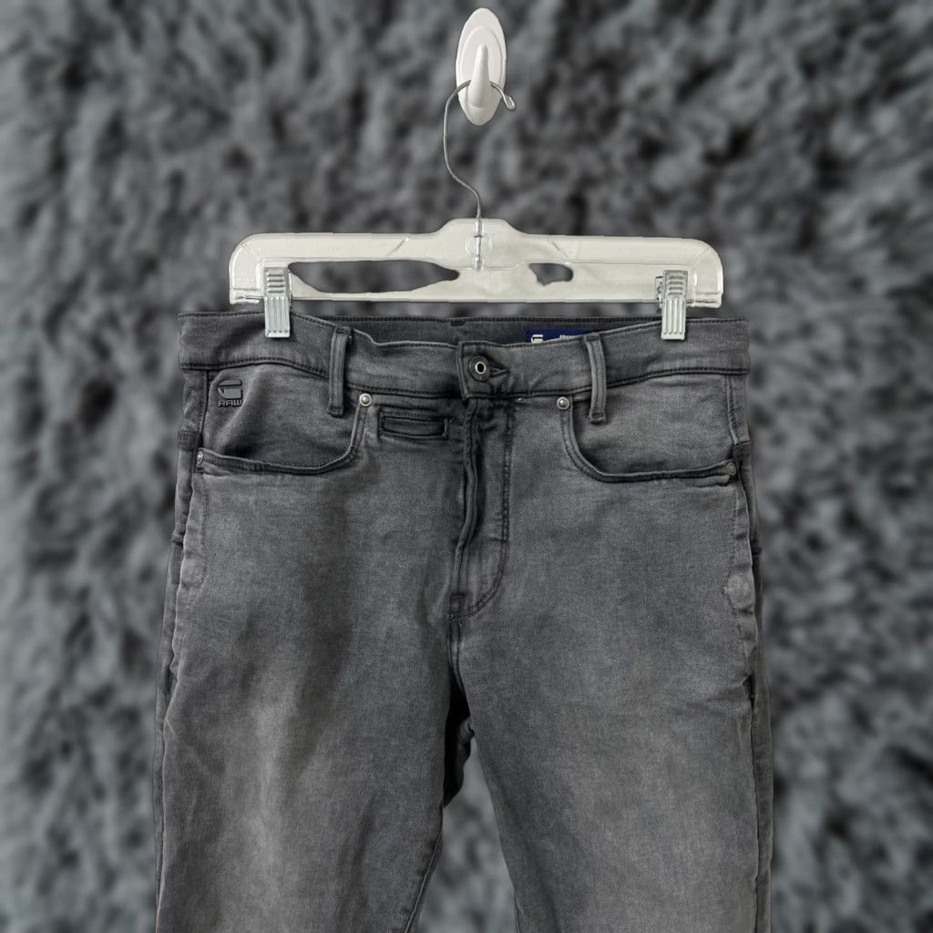 Vintage G-Star RAW Jeans Slim 30x30 Gray D Staq 3D Premium Italian Denim Cotton Mens Regular Slim Fit Pants Jeans Gray Size US 30 / EU 46 - 1 Thumbnail