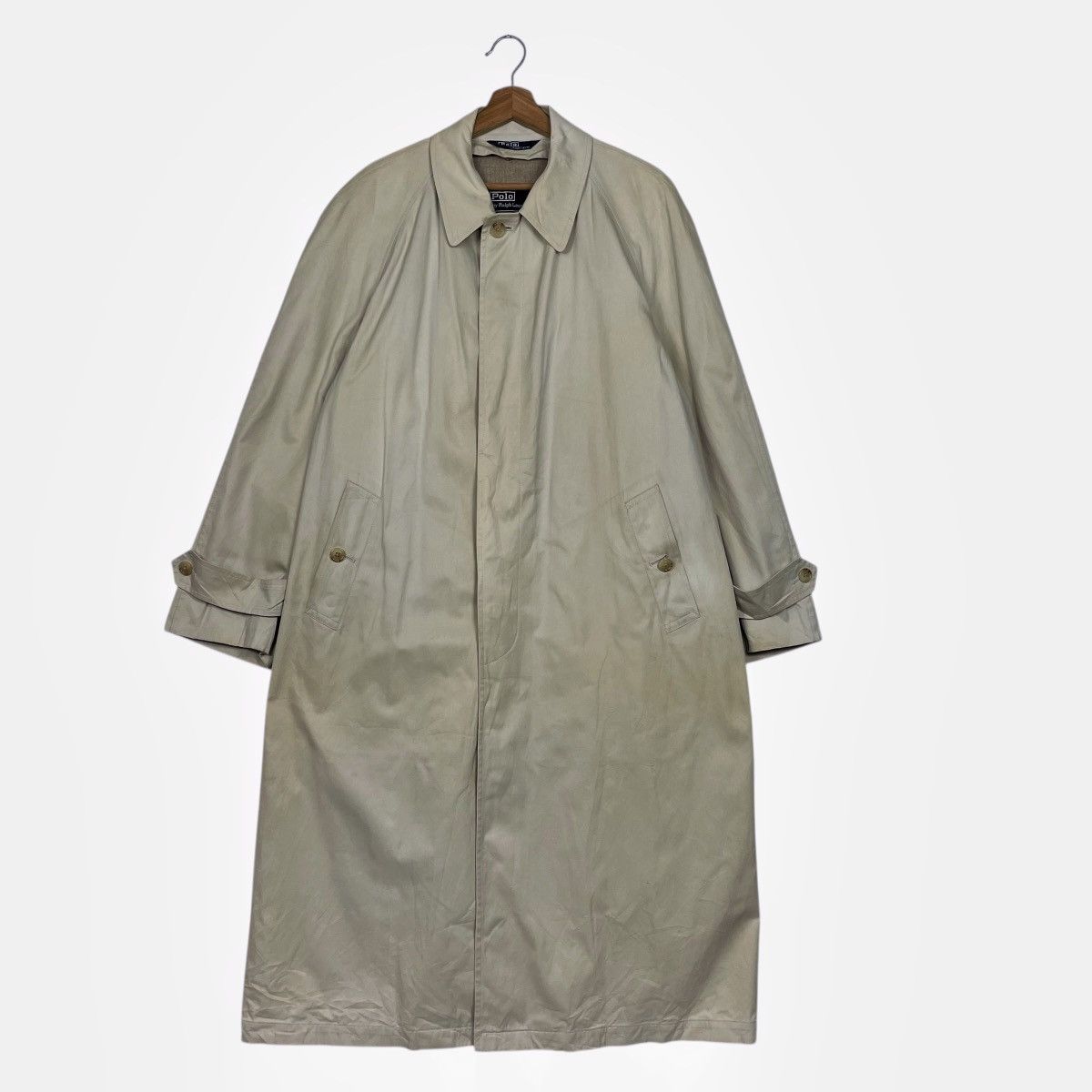 Polo Ralph Lauren Vintage Polo Ralph Lauren Trenchcoat Size US L / EU 52-54 / 3 - 2 Thumbnail