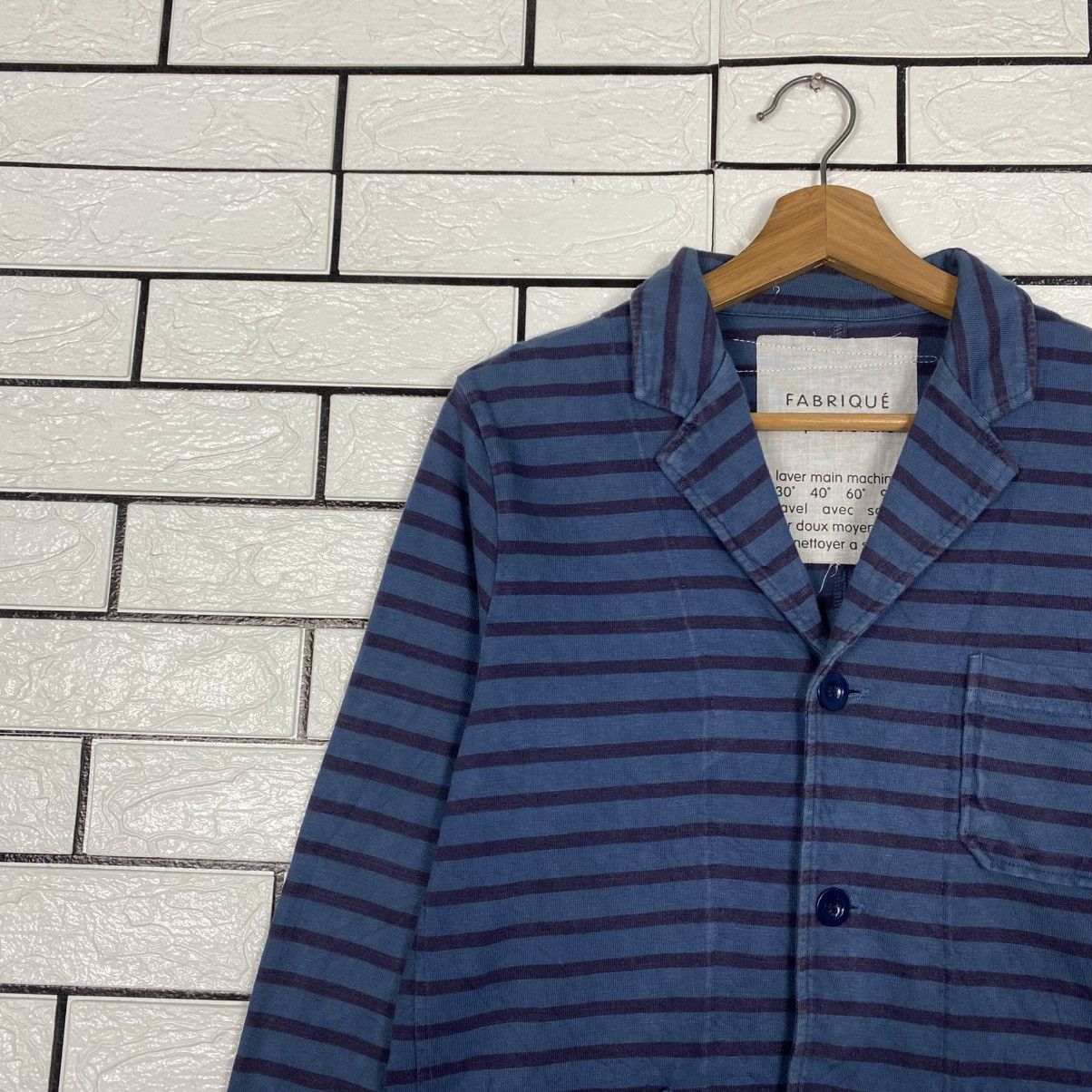 Issey Miyake 📌Hickory Striped Design Jacket Fabrique Button Size US XXS / EU 40 - 8 Thumbnail