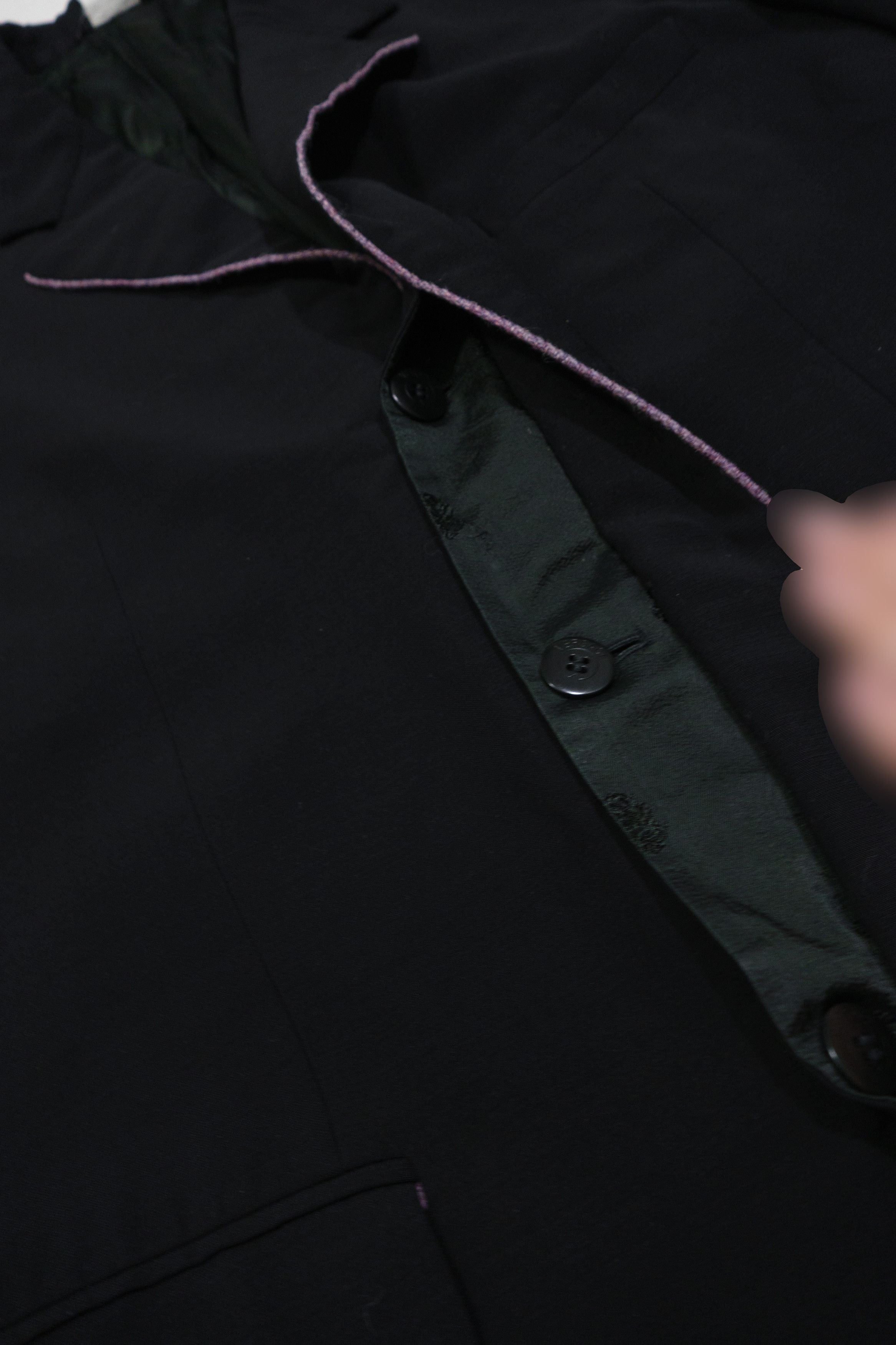 Versace Gianni Versace Couture Vintage Wool Blazer Piping Detail 90s Size XL / US 12-14 / IT 48-50 - 7 Thumbnail