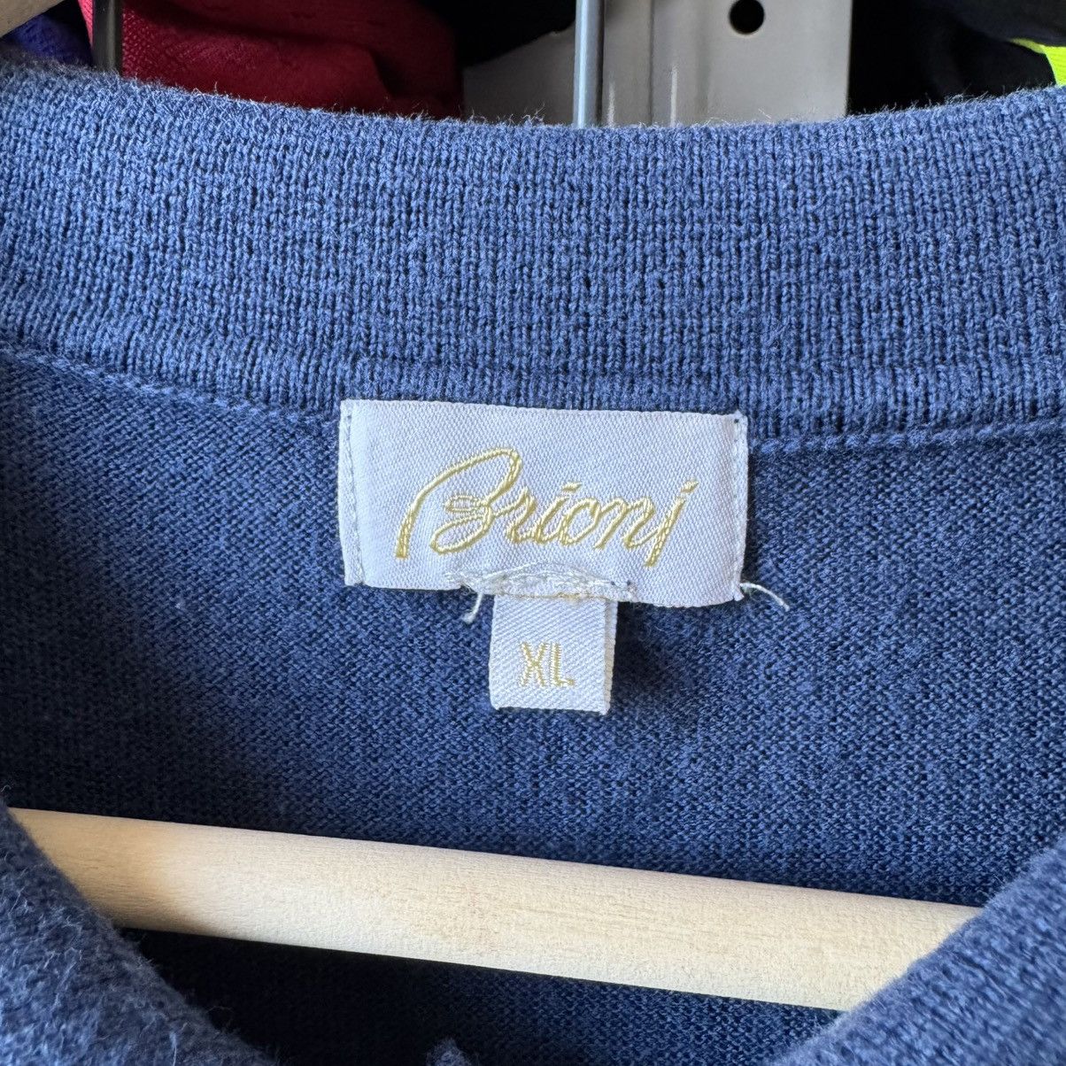 Brioni Brioni Blue Polo Shirt Size US XL / EU 56 / 4 - 3 Thumbnail