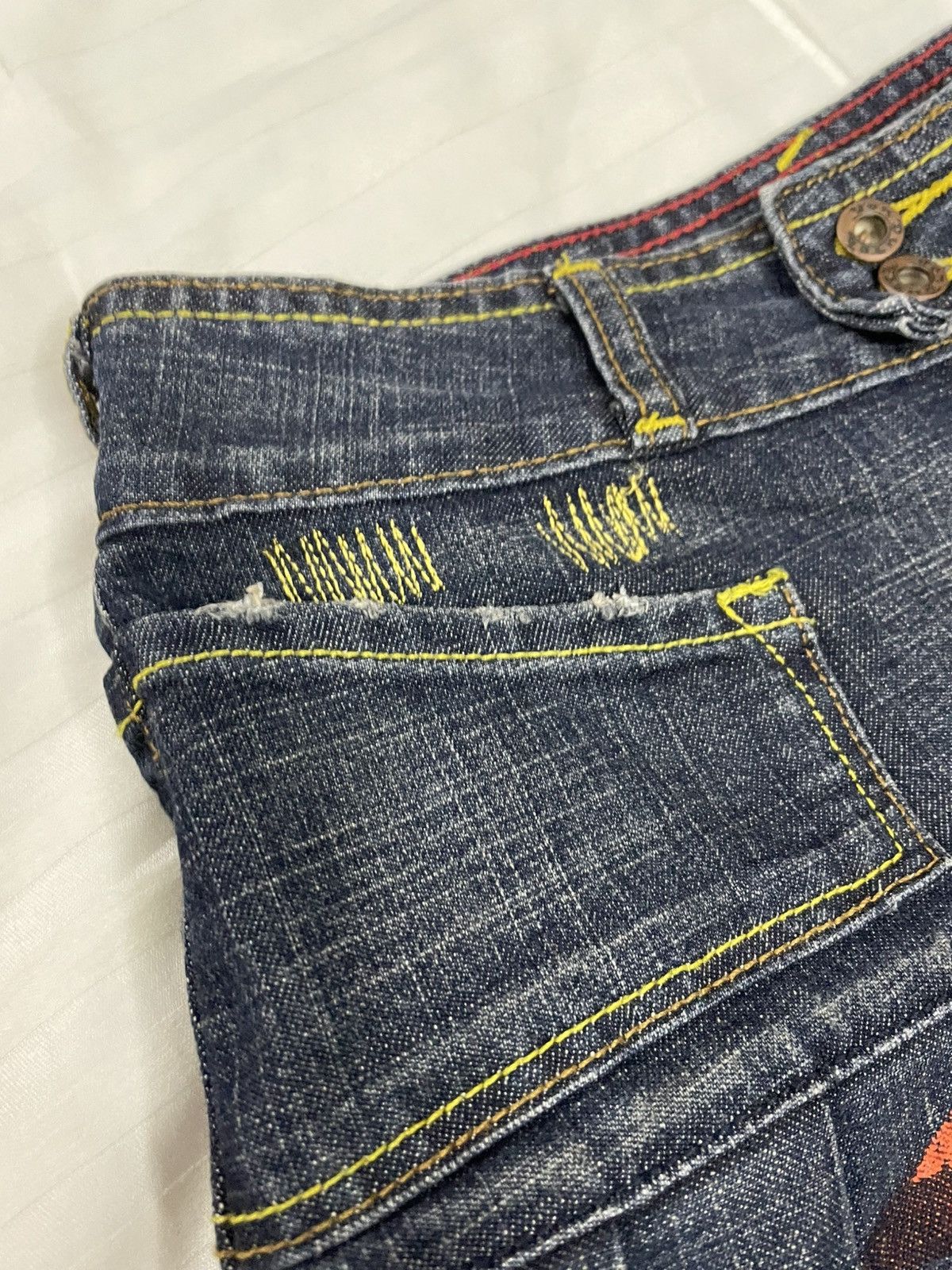 Von Dutch Vintage Rare Y2K Von Dutch Mini Skirt Big Logo Size 27" / US 4 / IT 40 - 6 Thumbnail