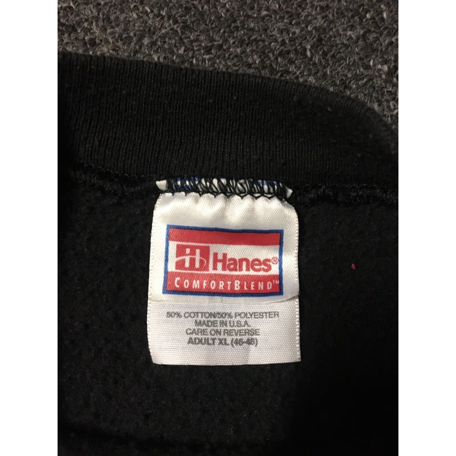Hanes VINTAGE Arizona Spellout Sweatshirt XL Black Hanes Sweatshirt Men XL Arizona Spellout 90s Vaporwave Grunge Desert Sedona USA Size US XL / EU 56 / 4 - 4 Thumbnail