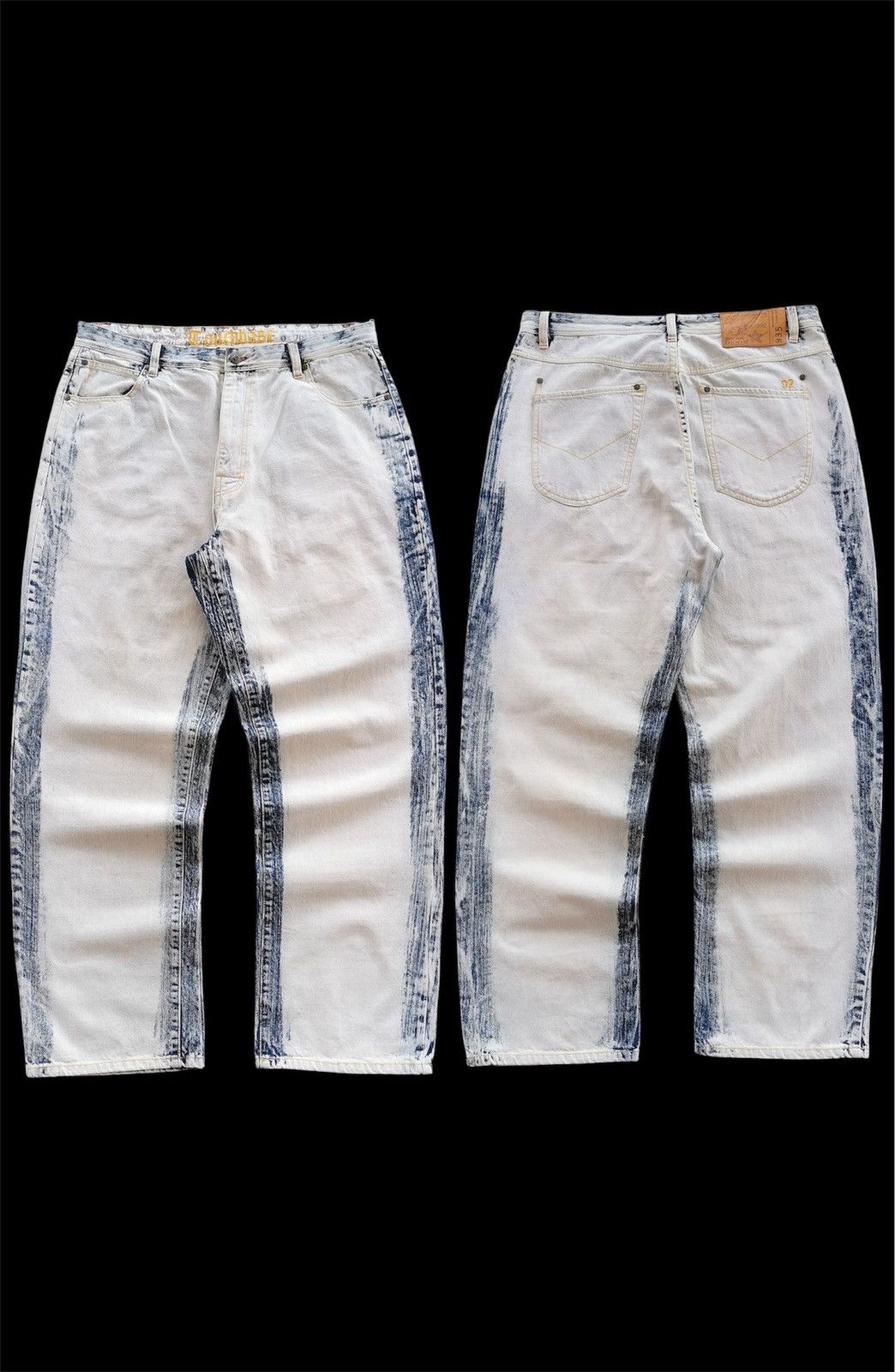 Ecko Unltd. Baggy Touchbase Style 935 White Denim Jeans Size US 36 / EU 52 - 14 Thumbnail