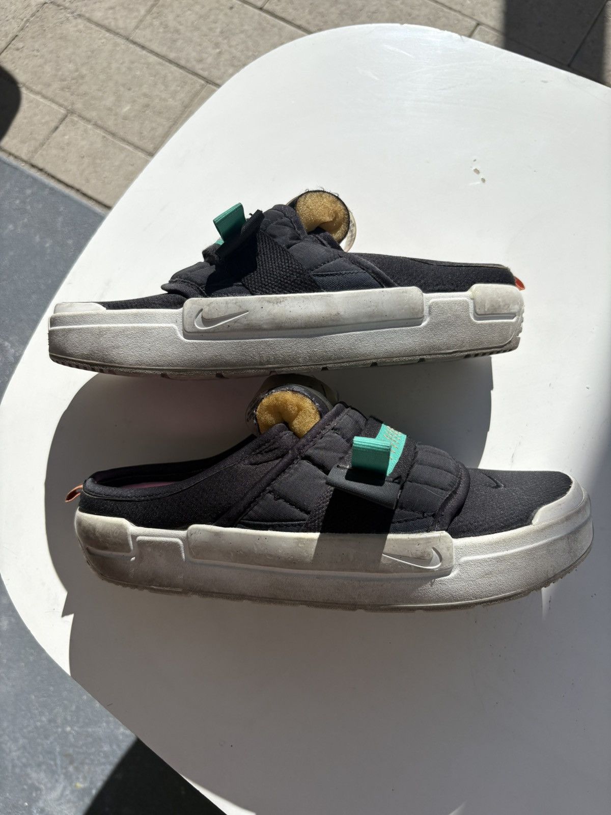 Nike Nike Offline Black Menta Slides / Slip Ons Size US 8.5 / EU 41-42 - 1 Thumbnail