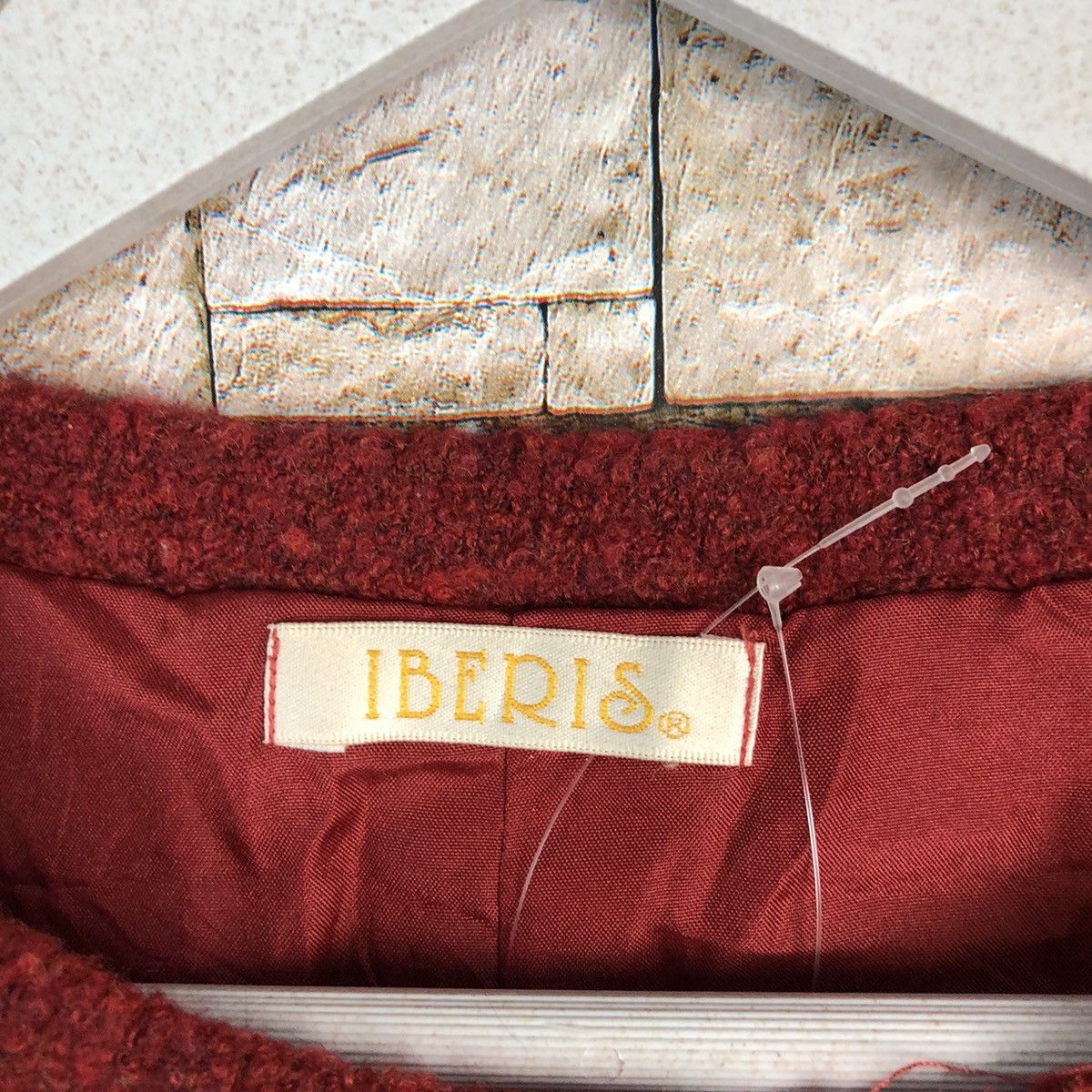 Japanese Brand Ibens vintage mohair Red Cardigan Knitwear #A1206 Size M / US 6-8 / IT 42-44 - 9 Thumbnail