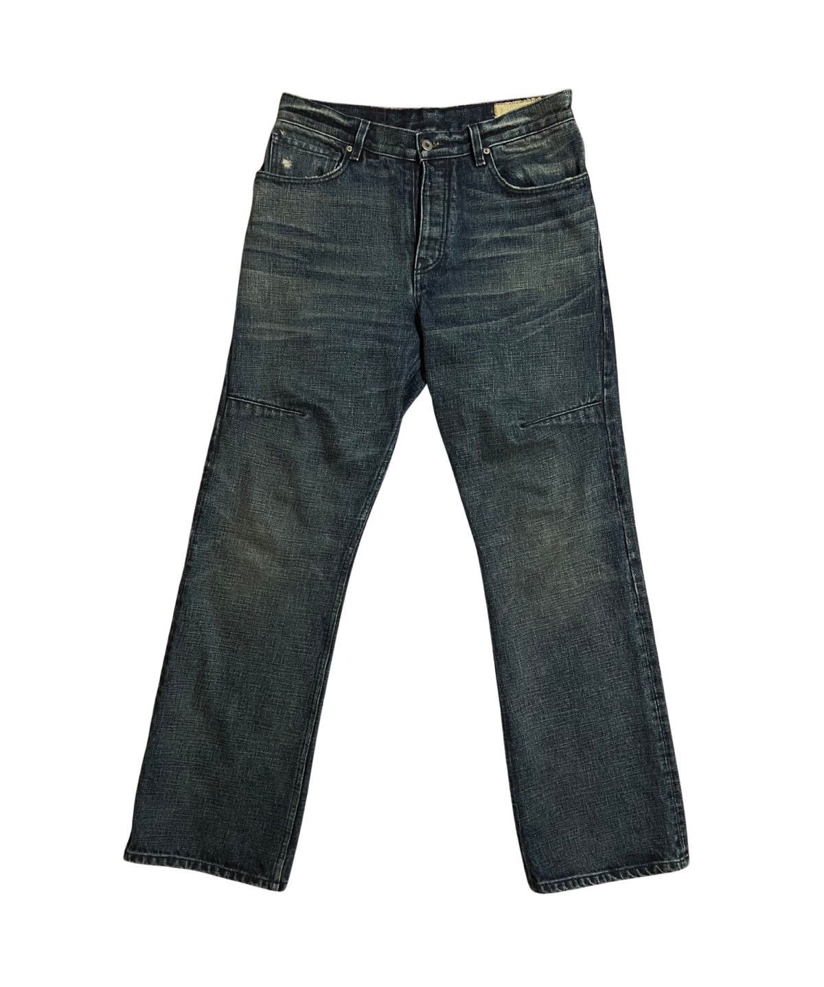 K-Two Studios K-two 20 oz Washed Indigo Selvedge Bootcut Denim 