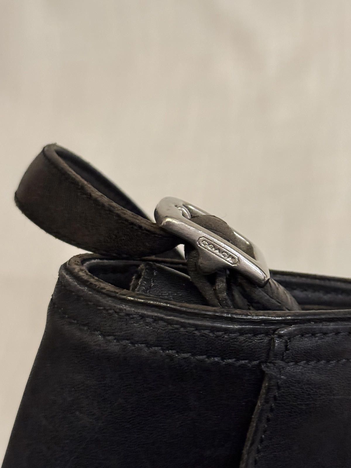 Coach Coach Black Leather Crossbody Bag Size ONE SIZE - 6 Thumbnail